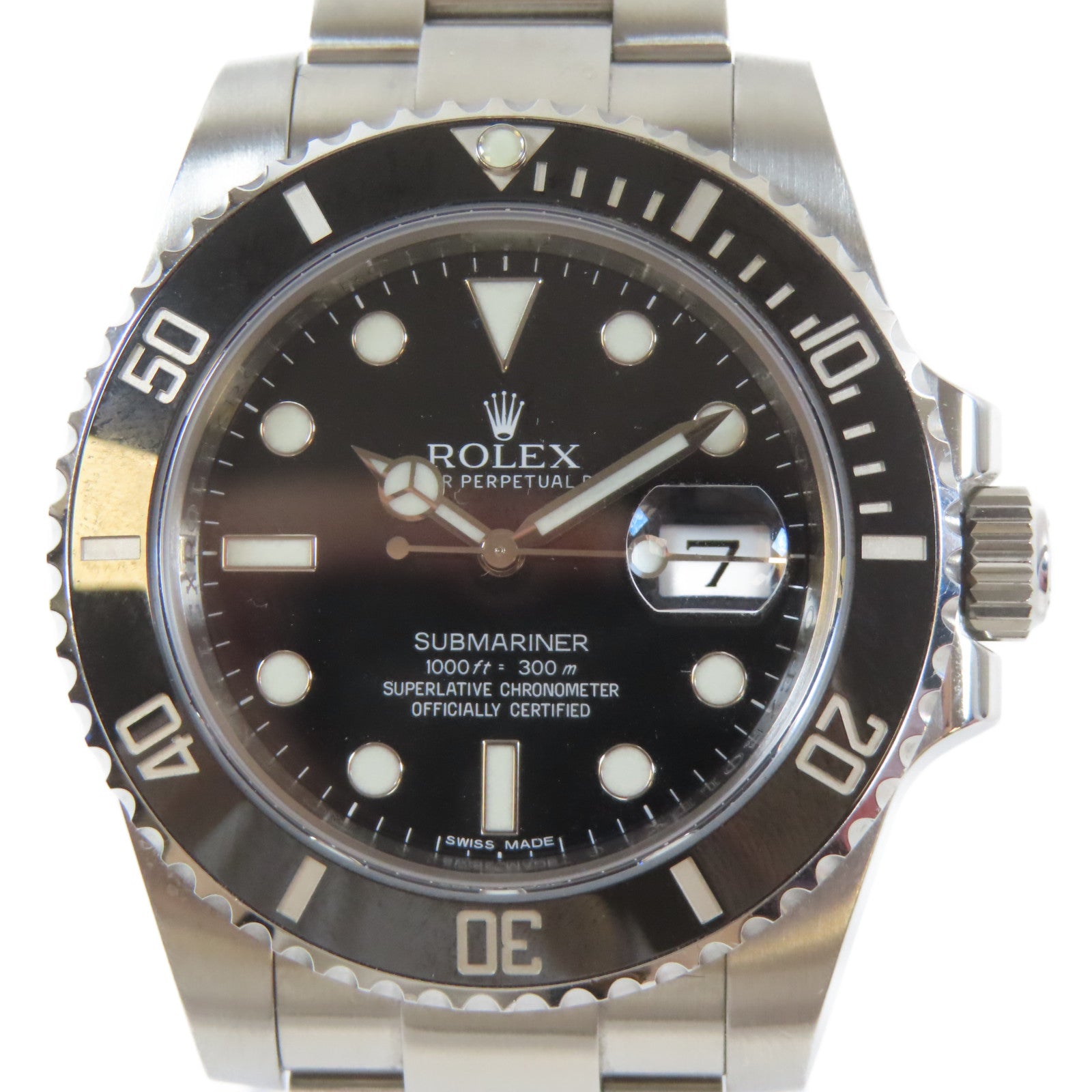 ROLEX Submarinar Date不鏽鋼手錶自動機芯黑色