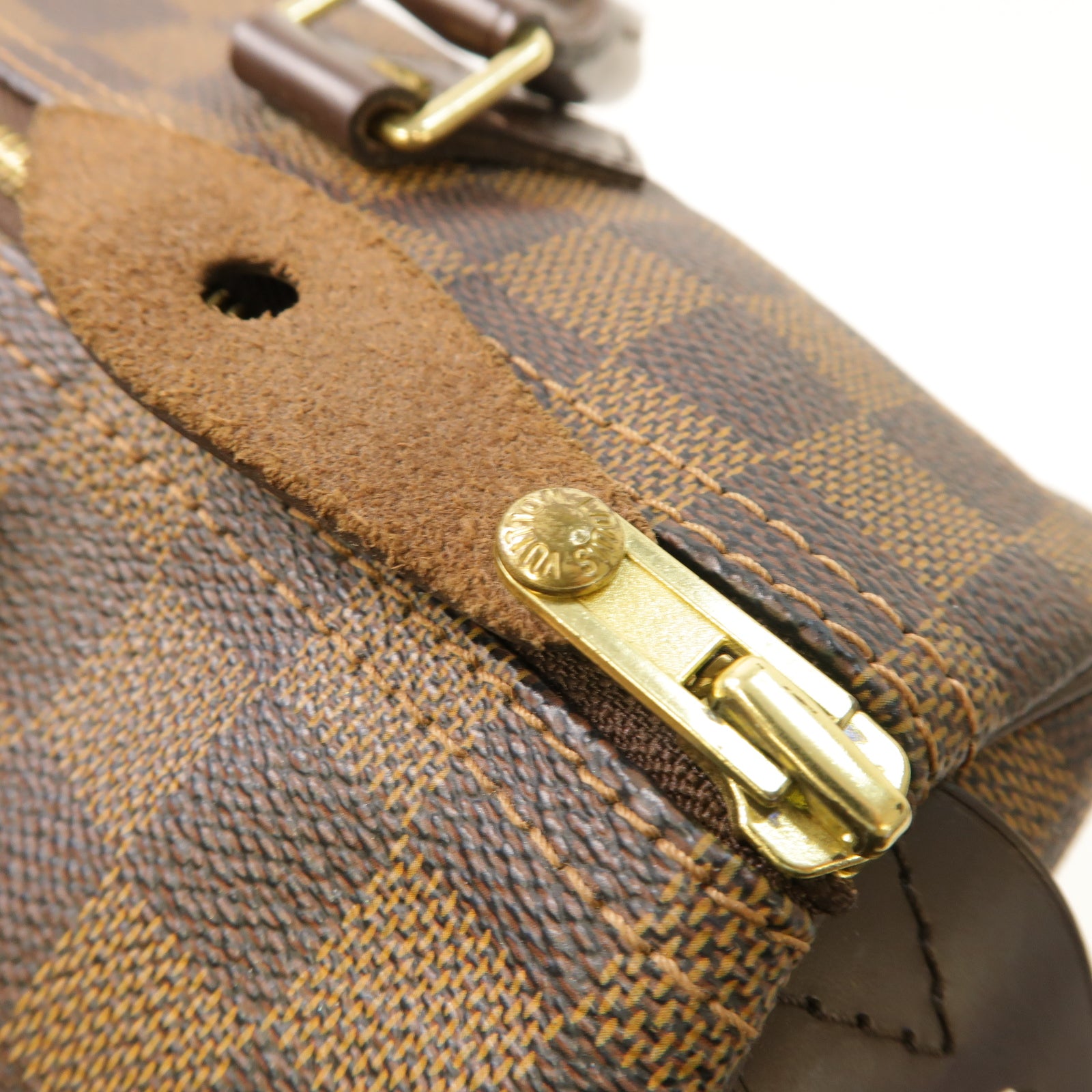 LOUIS VUITTON 【激減優惠】Damier Speedy 30金扣手挽袋啡色