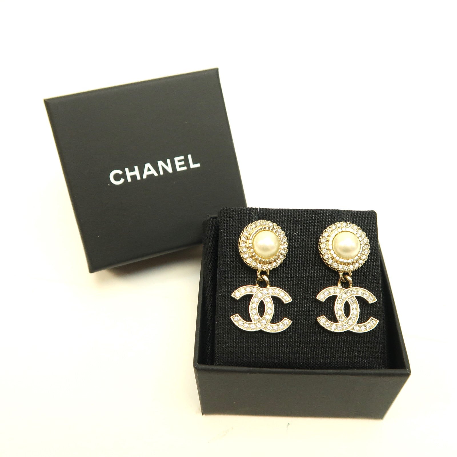 CHANEL 金屬Earring耳環金色