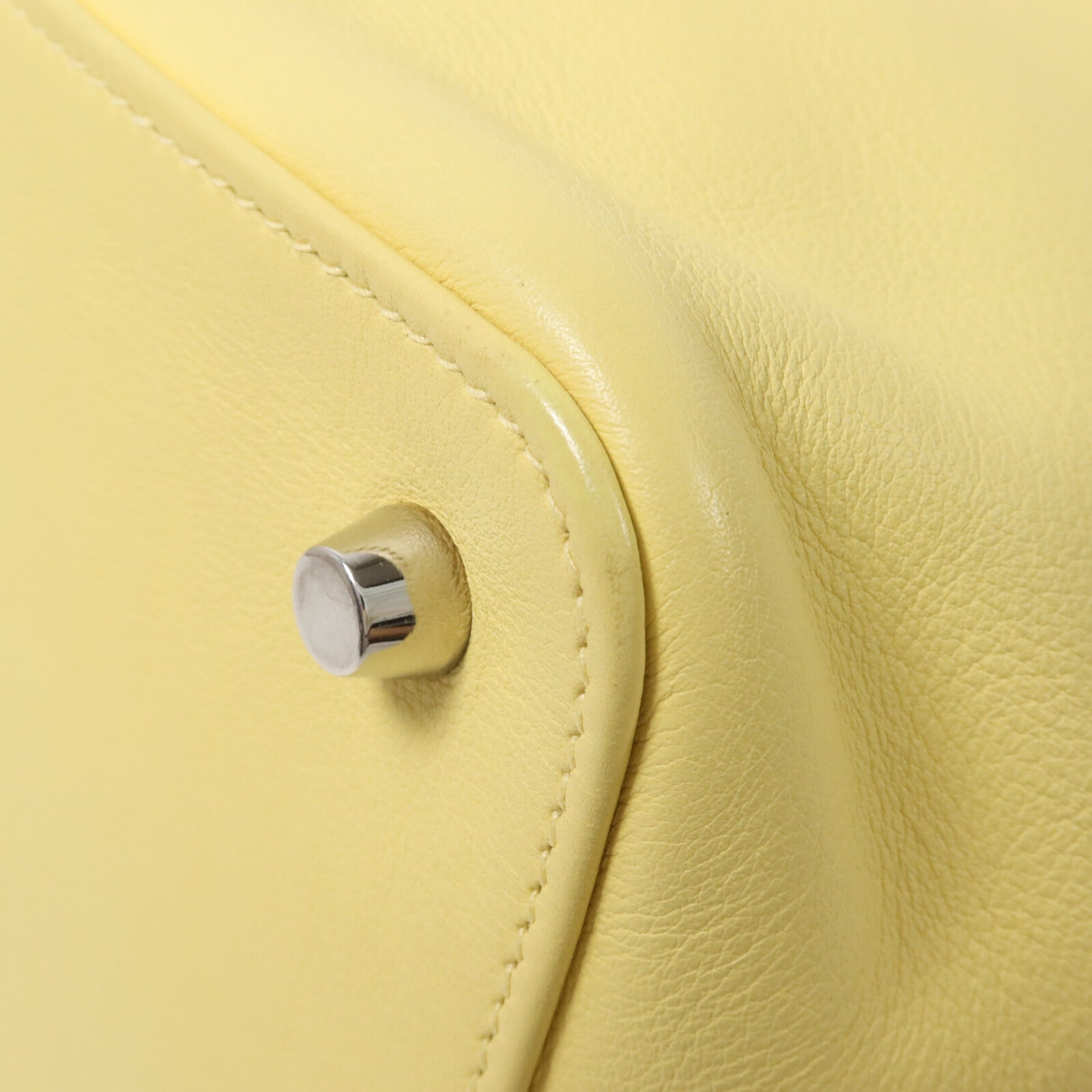 HERMES Evercolor皮革Toolbox 20手挽肩背兩用袋Jaune Poussin