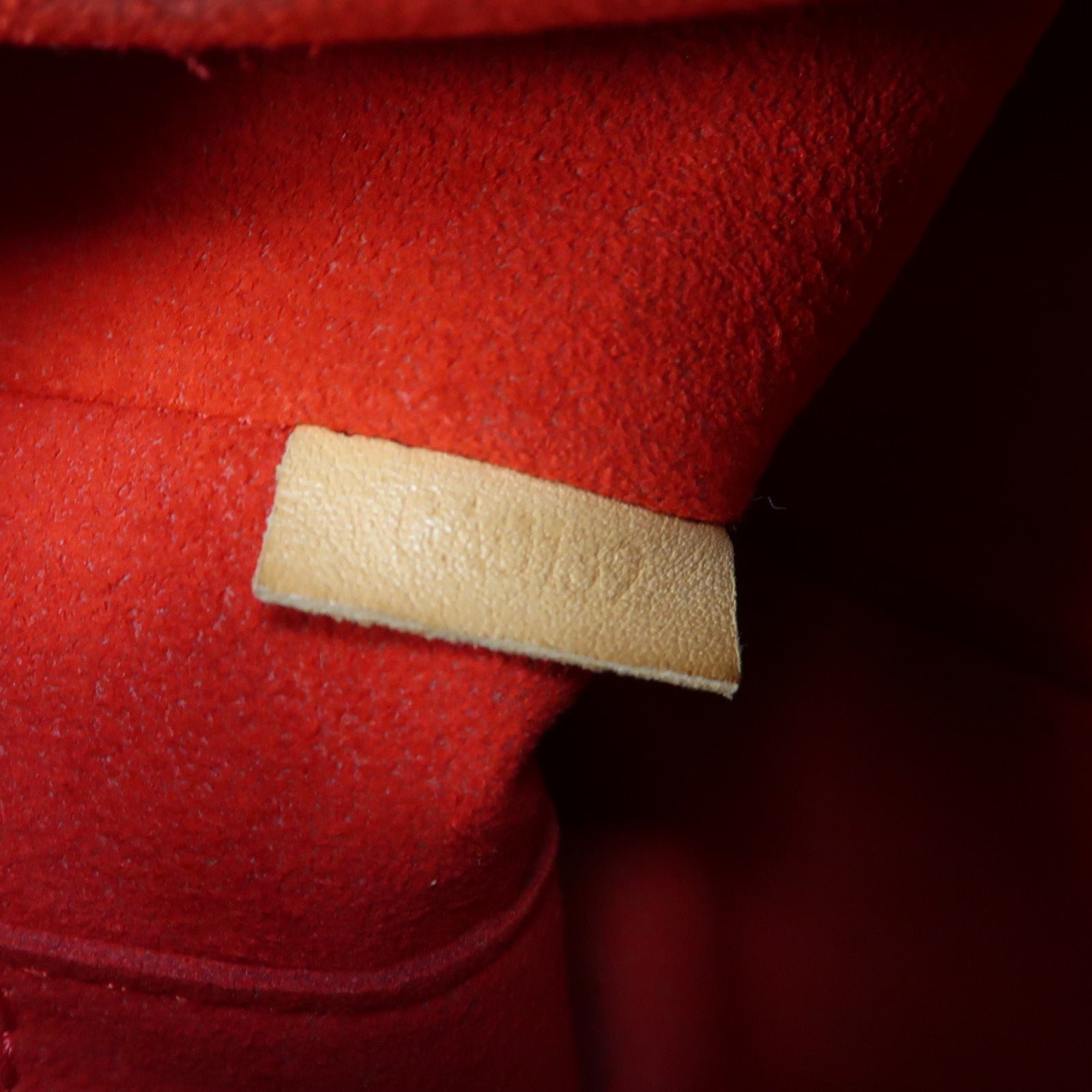 LOUIS VUITTON Monogram V Tote BB金扣手挽肩背兩用袋啡色/紅色