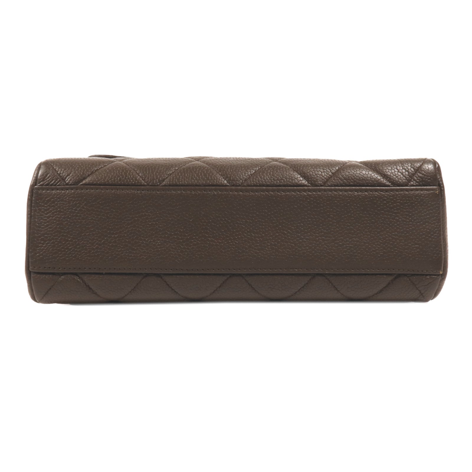 CHANEL 牛皮皮革Classic Flap銀扣鏈帶肩背袋