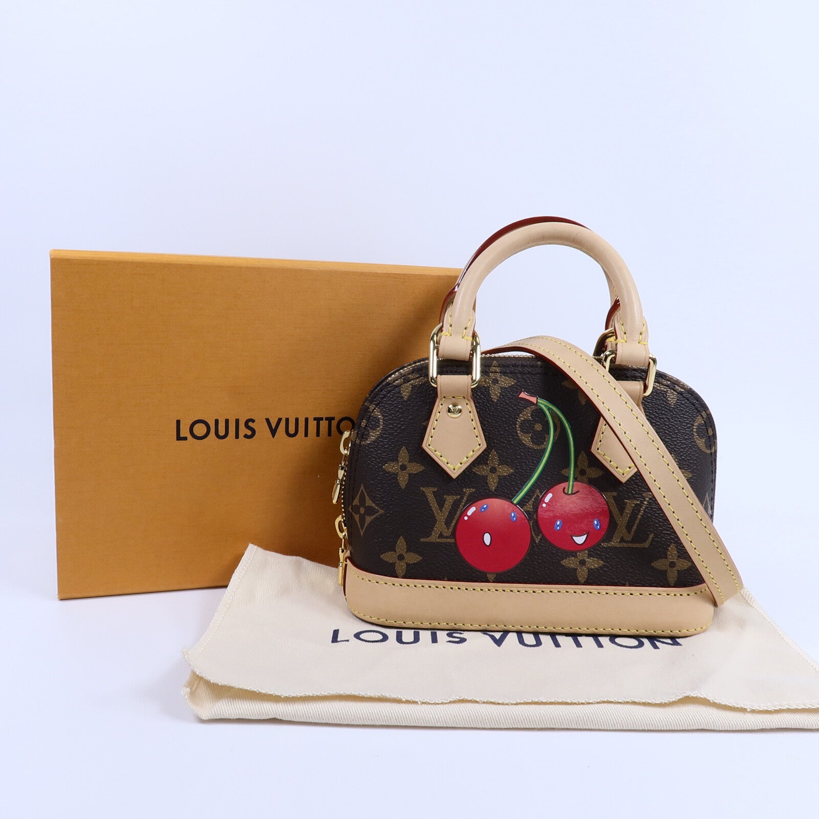 LOUIS VUITTON Monogram LV x TM Nano Alma手挽肩背兩用袋