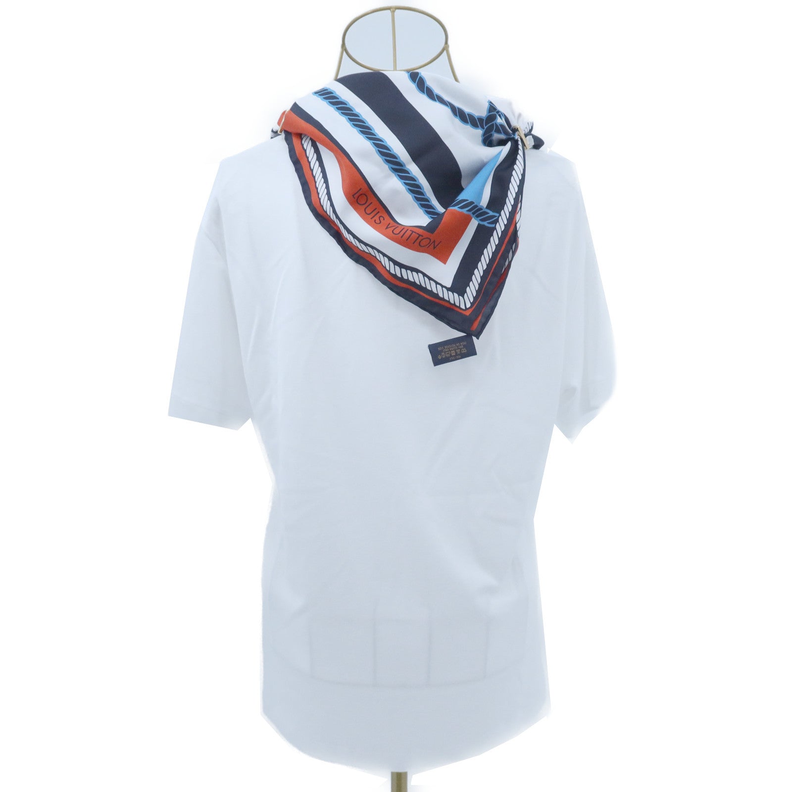 LOUIS VUITTON Cotton Nautical Print Scarf T-Shirt上衣