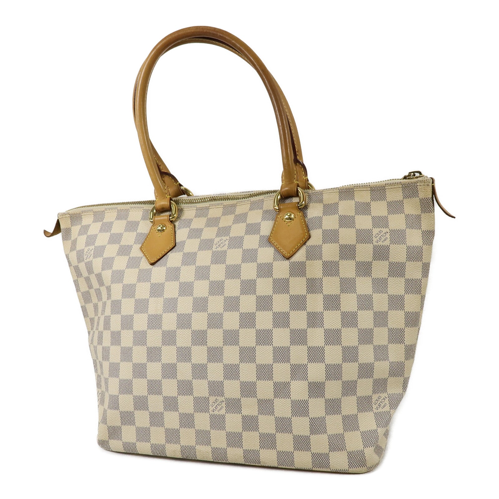 LOUIS VUITTON Damier Azur Saleya MM肩背袋
