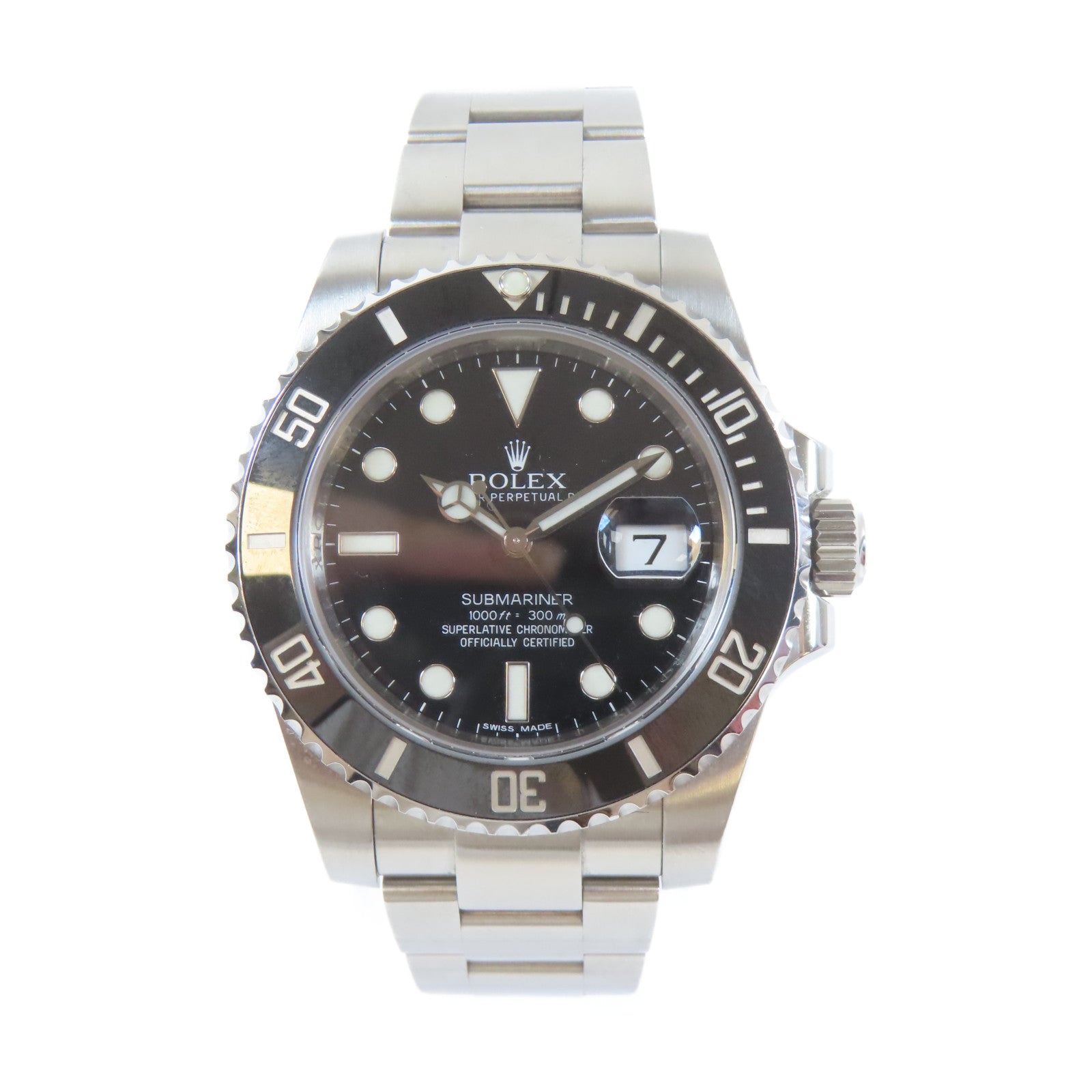 ROLEX Submarinar Date不鏽鋼手錶自動機芯黑色