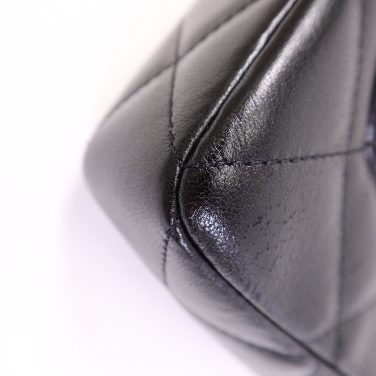 CHANEL 牛皮皮革2 Way Shoulder Bag金扣鏈帶手挽肩背兩用袋