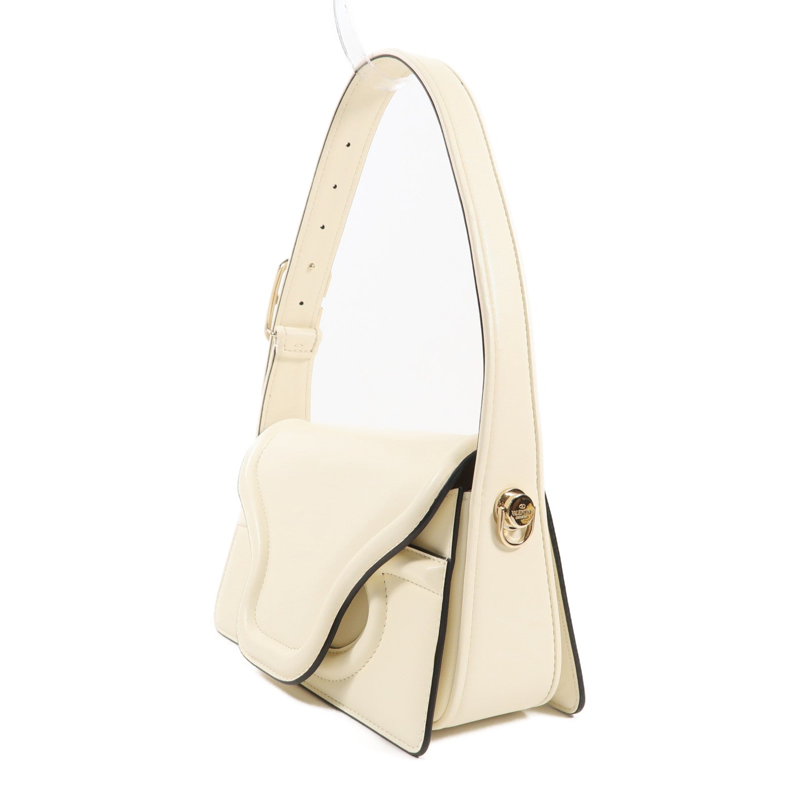 Valentino GHW Le Petit Deuxieme 2 Way Bag 2W2B0L26AVP098 Calfskin Leather White