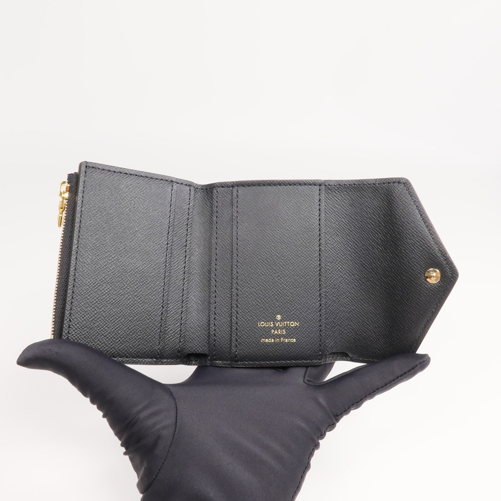 LOUIS VUITTON Monogram/Monogram Reverse Giant Zoe Wallet金扣錢包