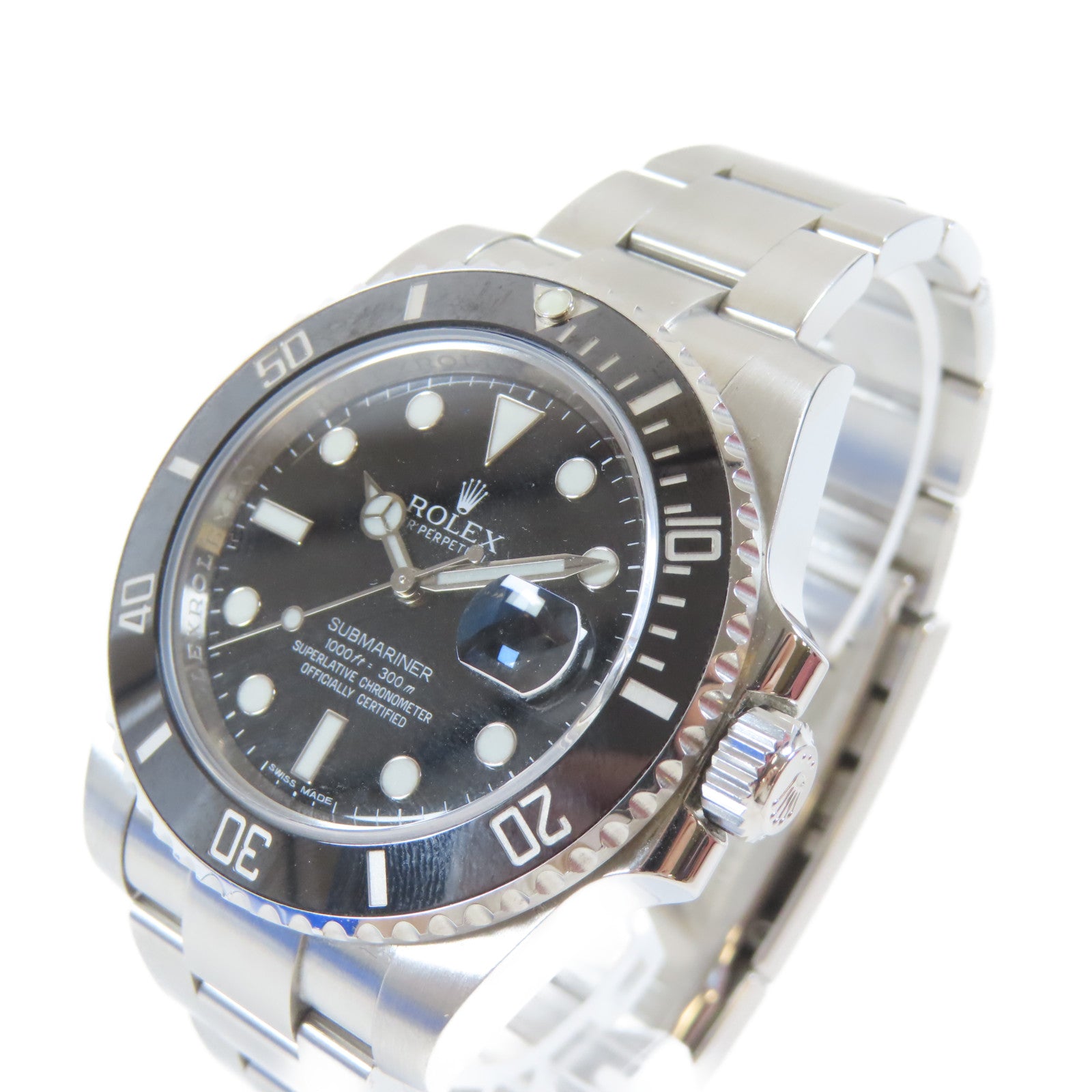 ROLEX Submarinar Date不鏽鋼手錶自動機芯黑色