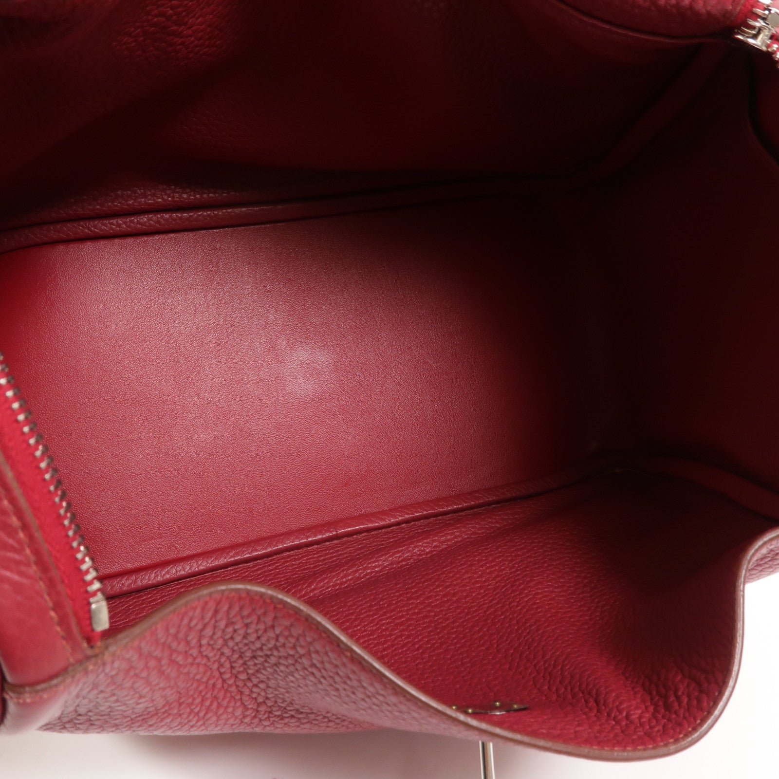 HERMES Clemence皮革Lindy 30手挽肩背兩用袋Ruby