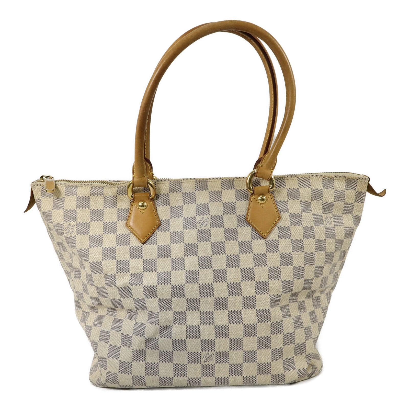 LOUIS VUITTON Damier Azur Saleya MM肩背袋