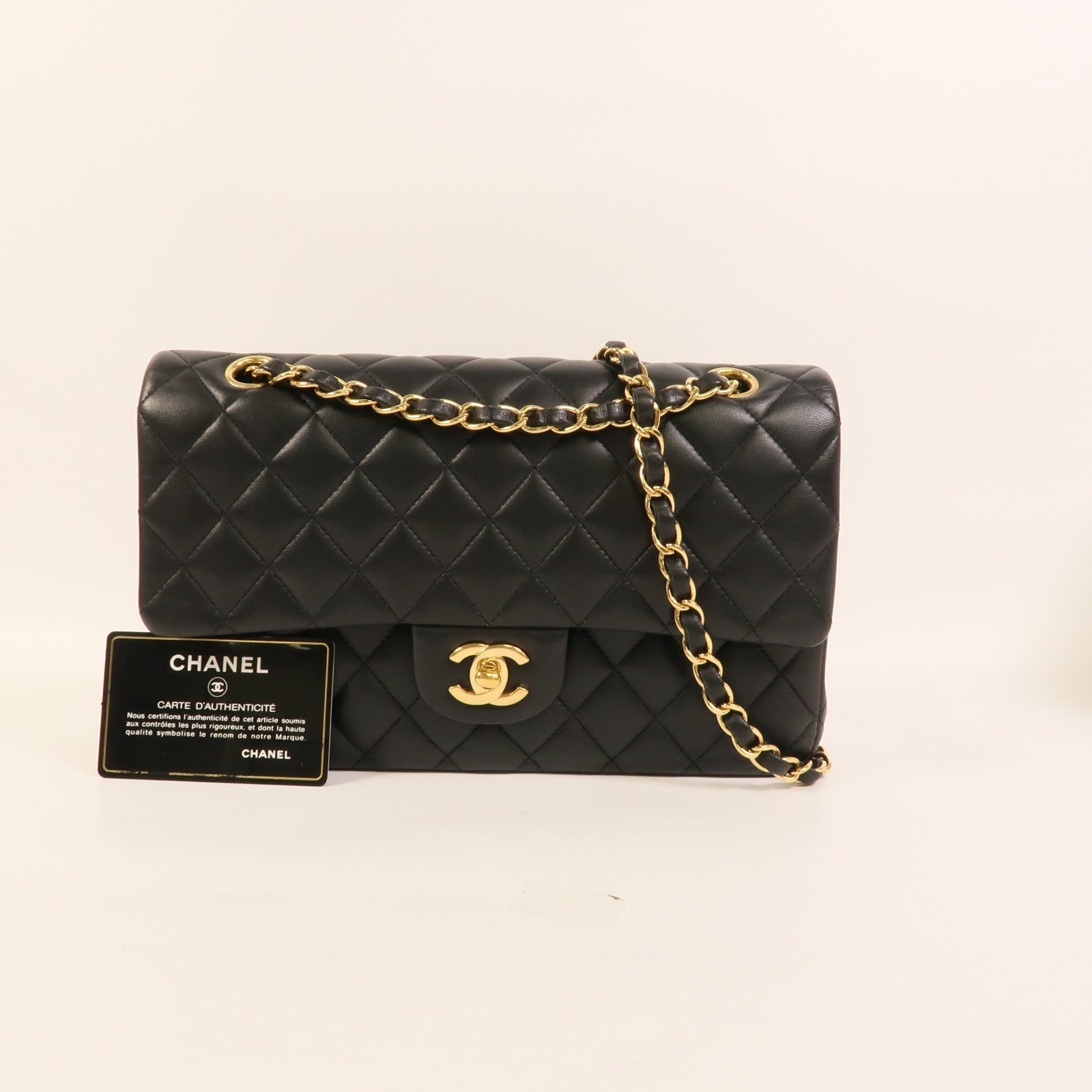 CHANEL 羊皮皮革Classic 25鏈帶肩背袋
