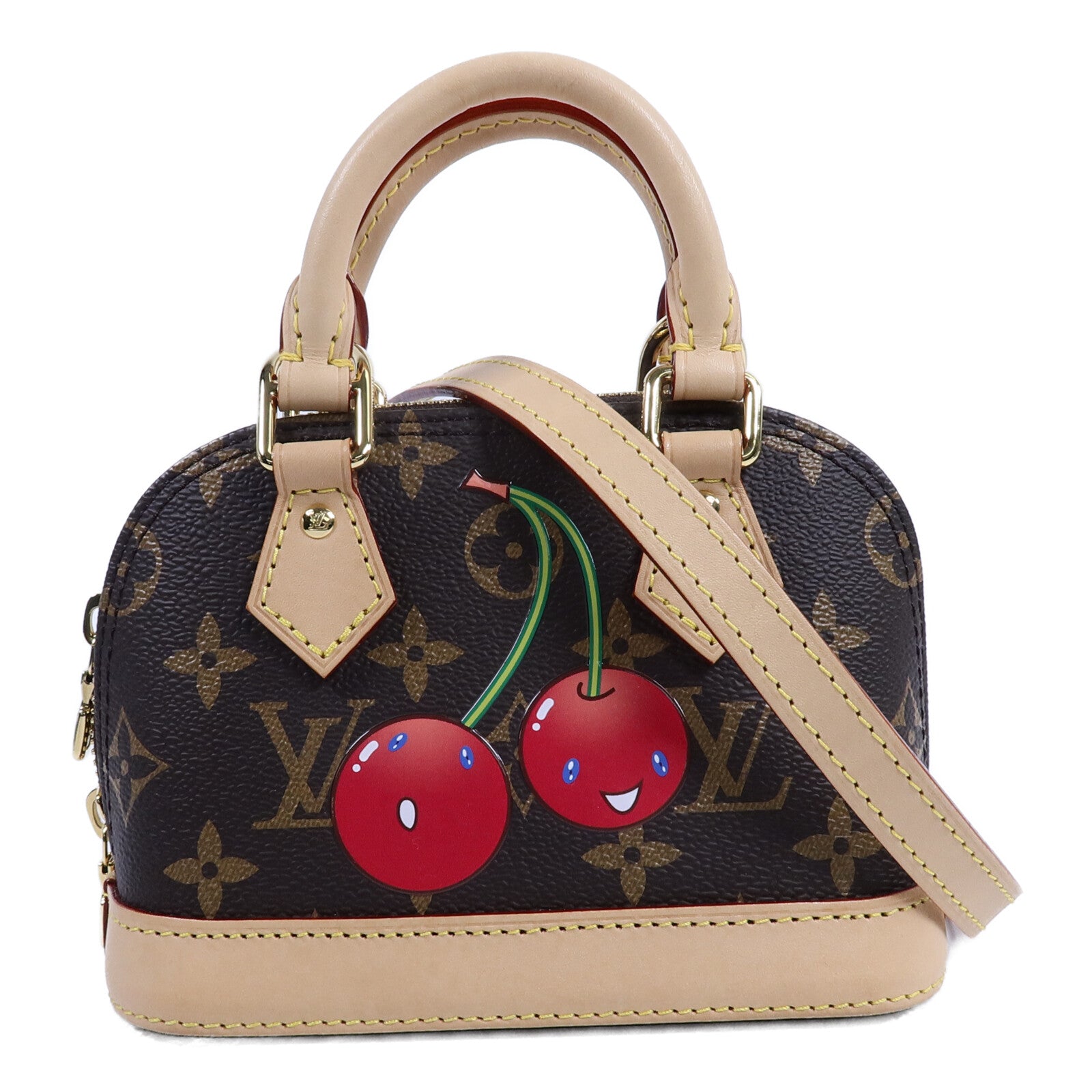 LOUIS VUITTON Monogram LV x TM Nano Alma手挽肩背兩用袋