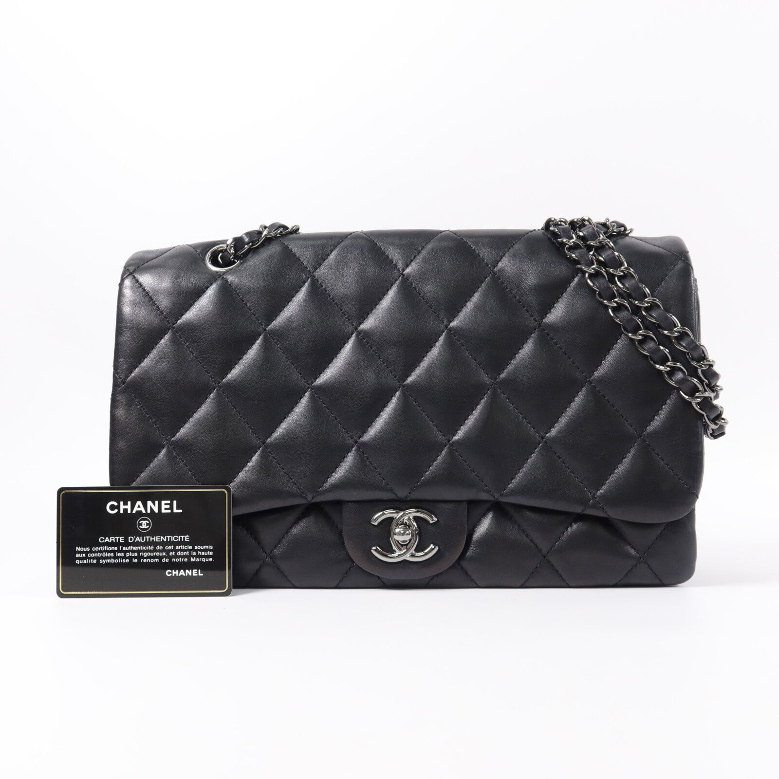 CHANEL 羊皮皮革Chain Shoulder鏈帶肩背袋