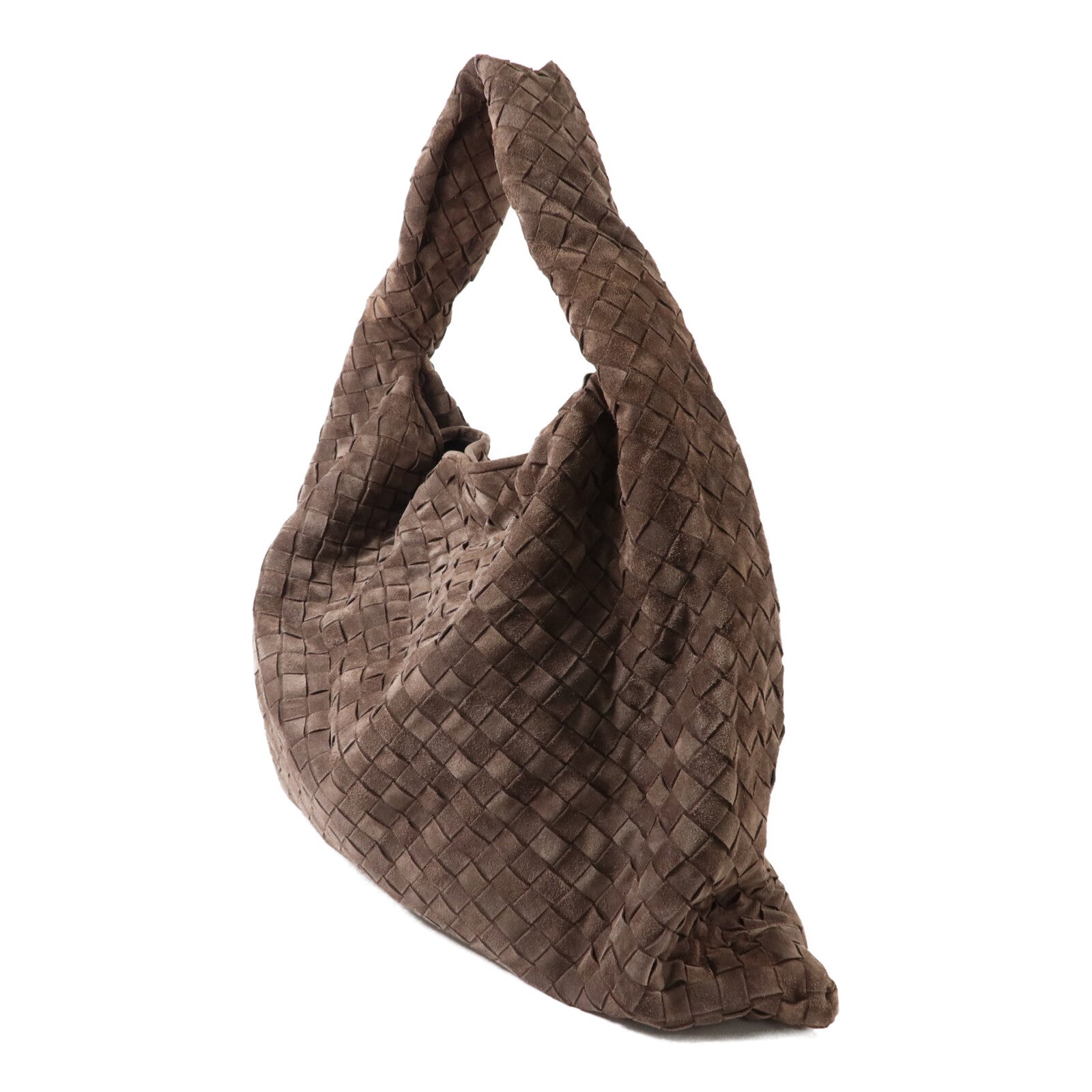 BOTTEGA VENETA 絨布Hop Large肩背袋