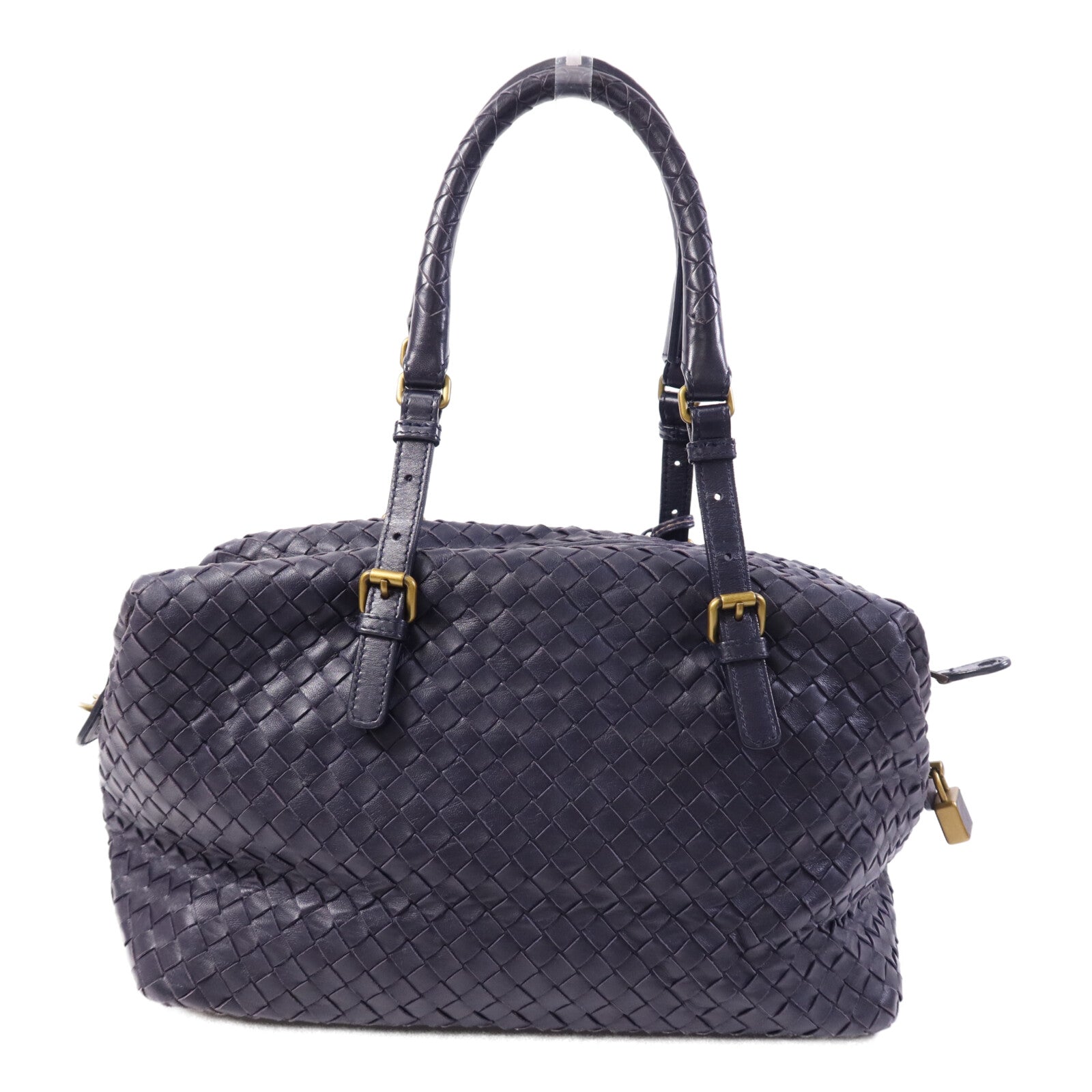BOTTEGA VENETA 織紋皮革Shoulder Bag金扣肩背袋