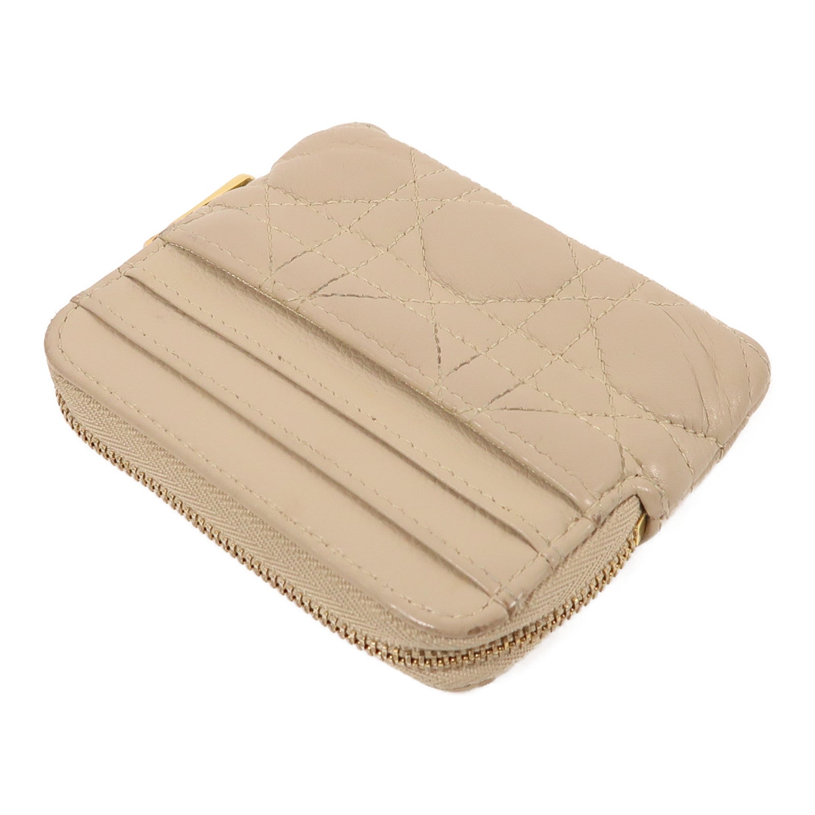Dior 羊皮皮革Card Case金扣卡片套