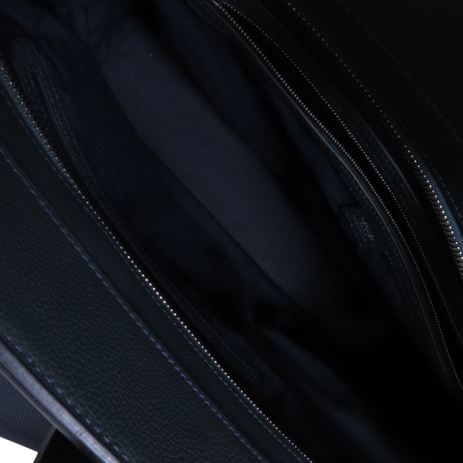 HERMES Togo皮革Citynews Briefcase銀扣公事包
