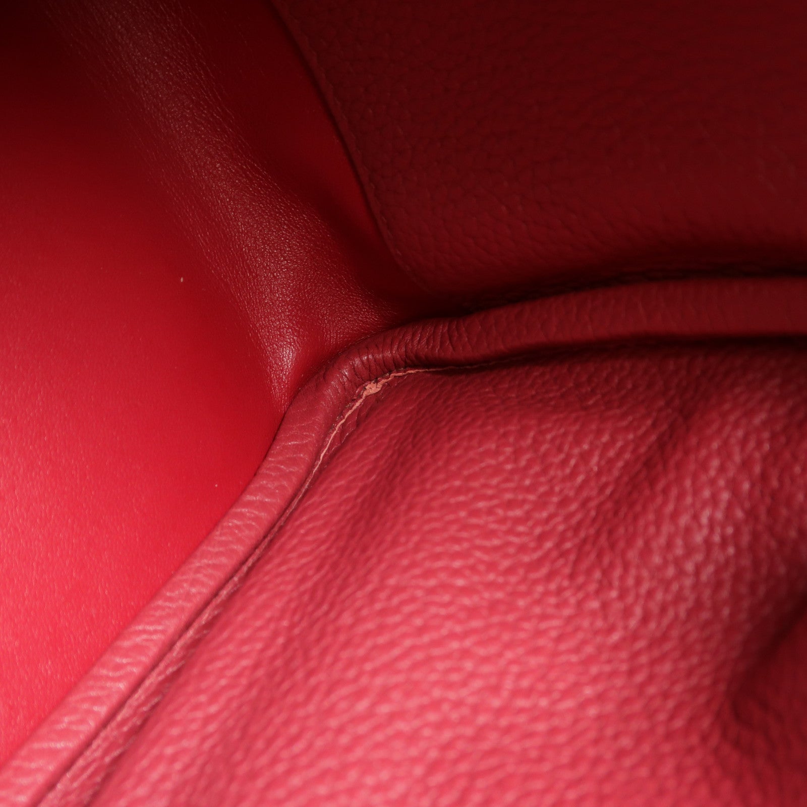 HERMES Clemence皮革Lindy 30手挽肩背兩用袋Ruby