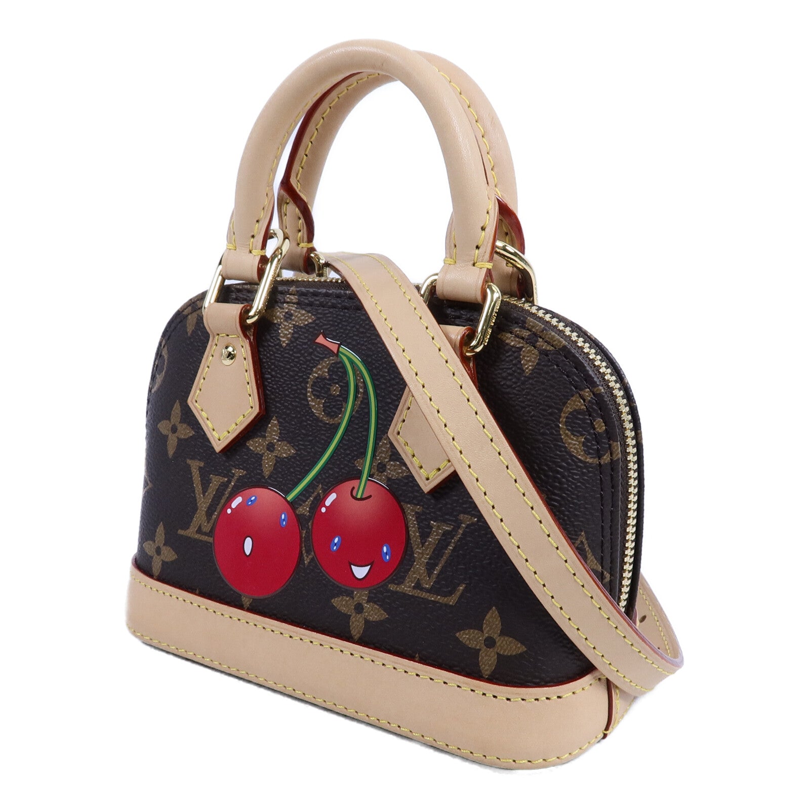 LOUIS VUITTON Monogram LV x TM Nano Alma手挽肩背兩用袋