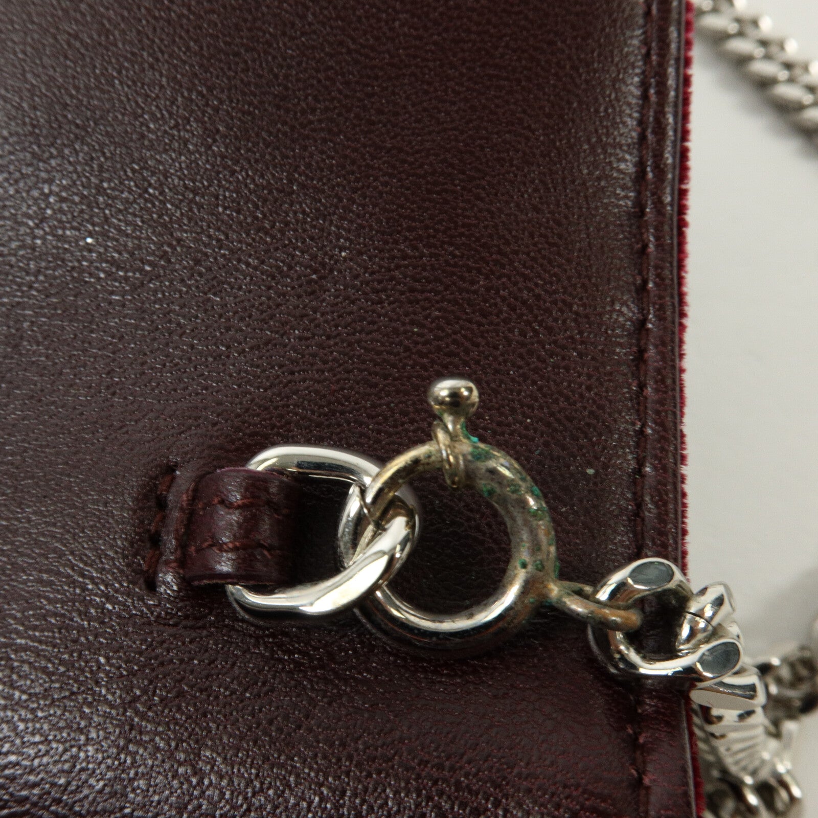 SAINT LAURENT 天鵝絨Tassel Chain Wallet鏈帶肩背袋