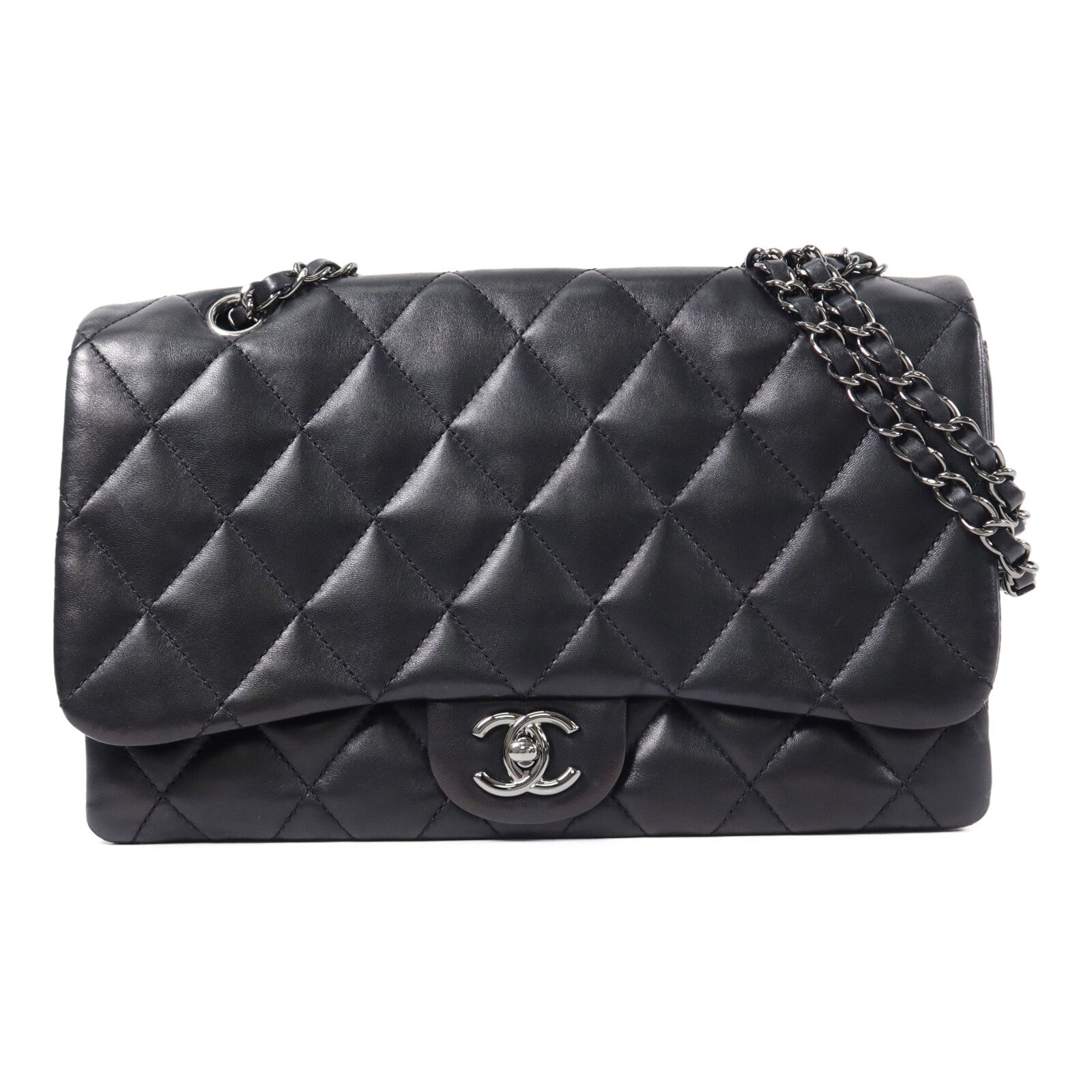 CHANEL 羊皮皮革Chain Shoulder鏈帶肩背袋