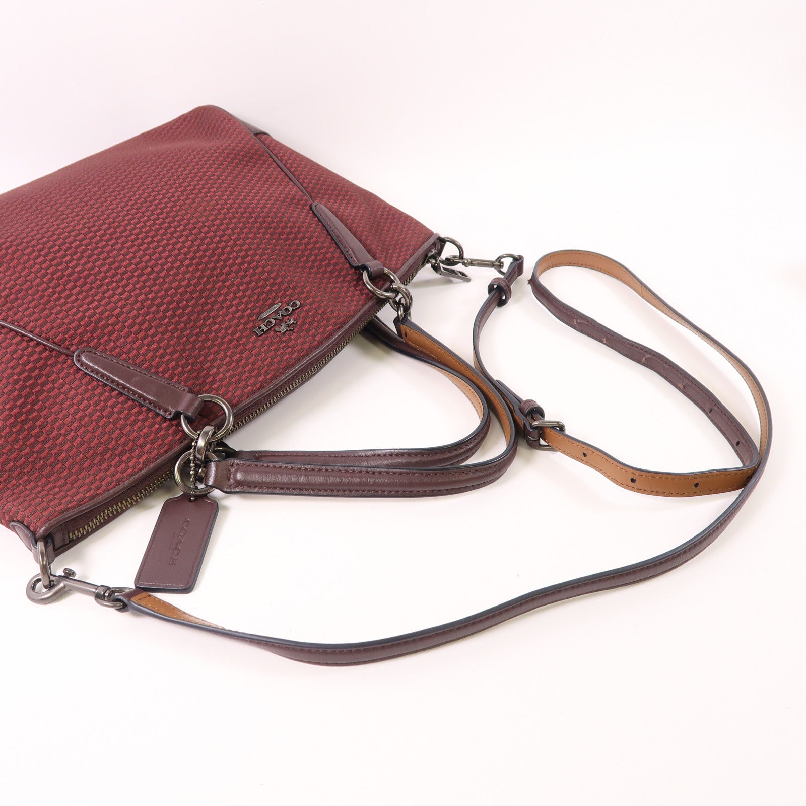 COACH 帆布2 Way Bag手挽肩背兩用袋