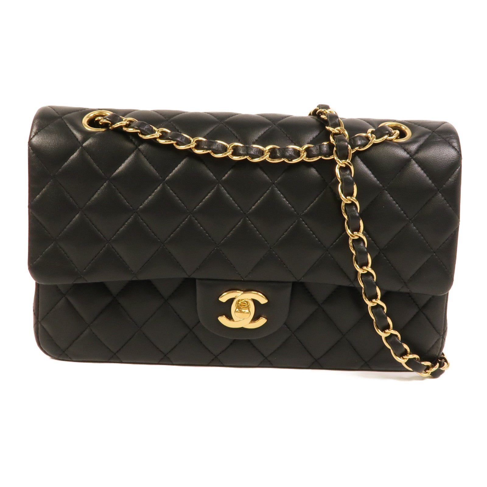 CHANEL 羊皮皮革Classic 25鏈帶肩背袋