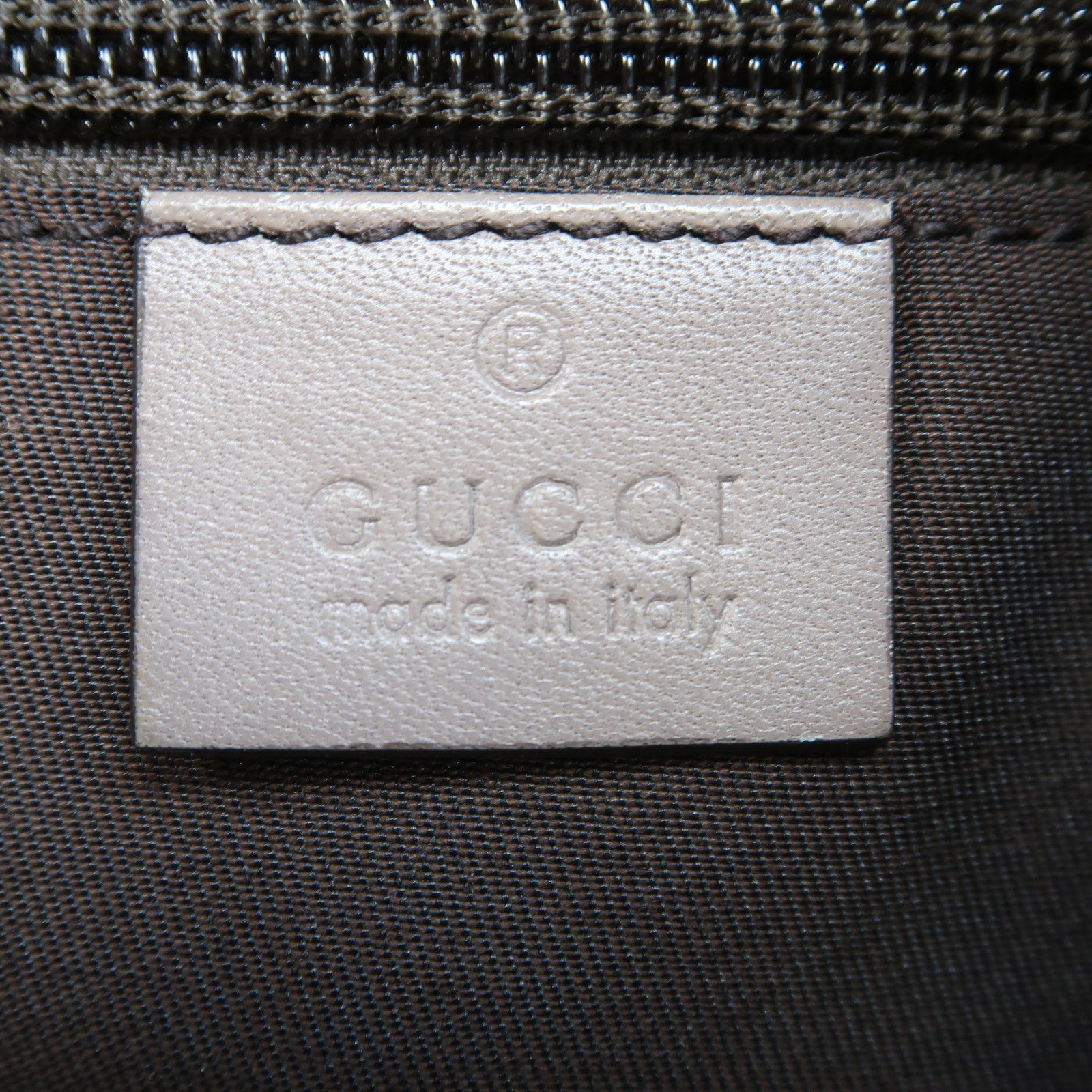 GUCCI 帆布Sherry Line Shoulder Bag金扣肩背袋啡色/粉紅色