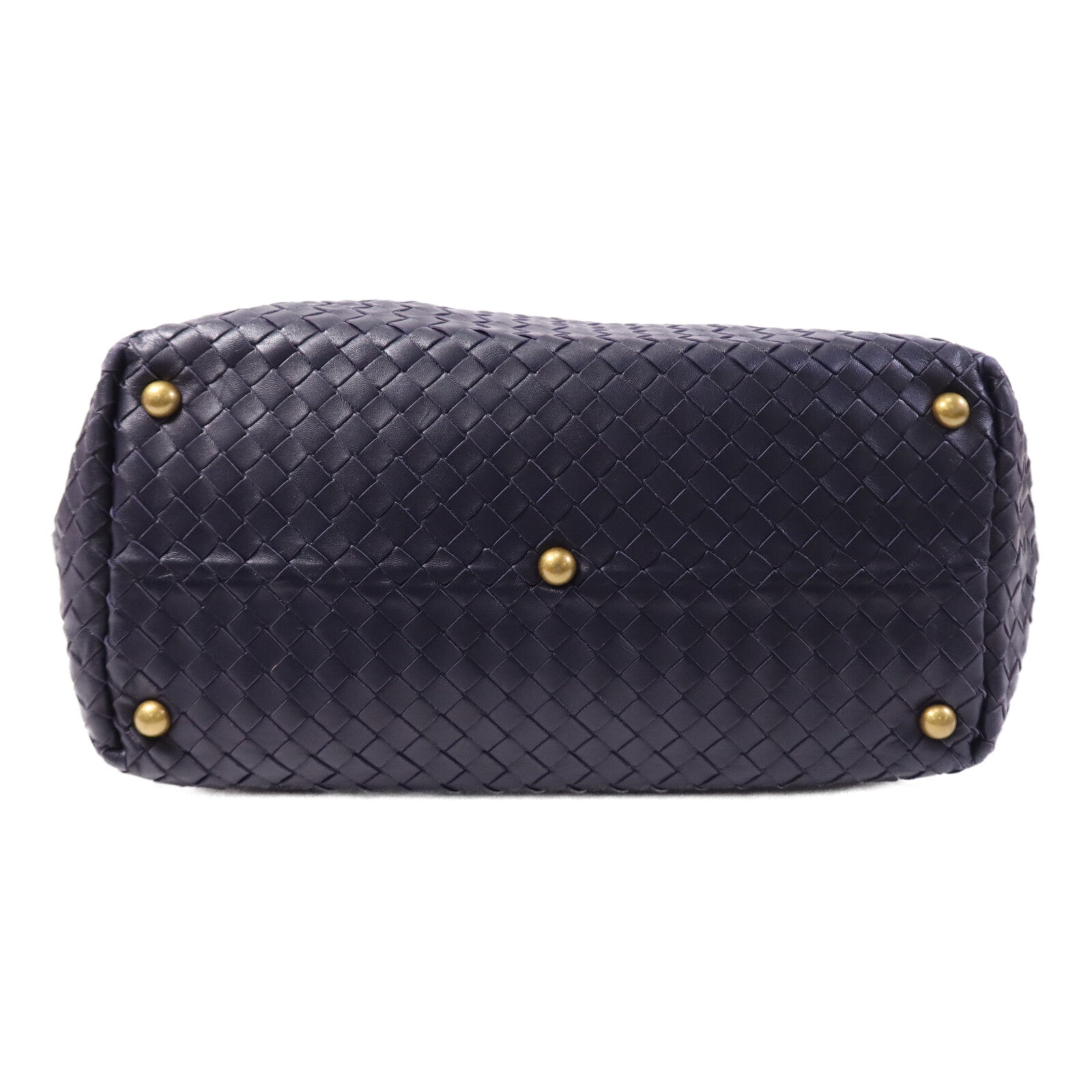 BOTTEGA VENETA 織紋皮革Shoulder Bag金扣肩背袋