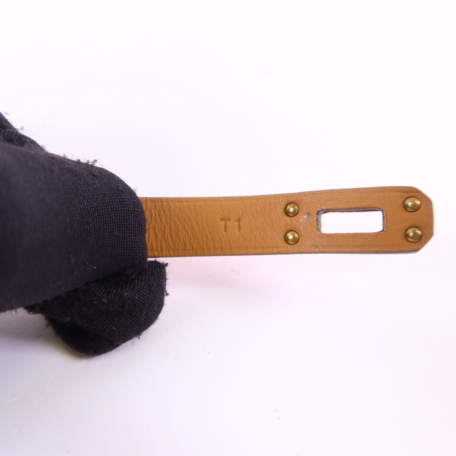 HERMES 【激減優惠】Swift皮革Mini Kelly Double Tour Bracelet金扣手鐲
