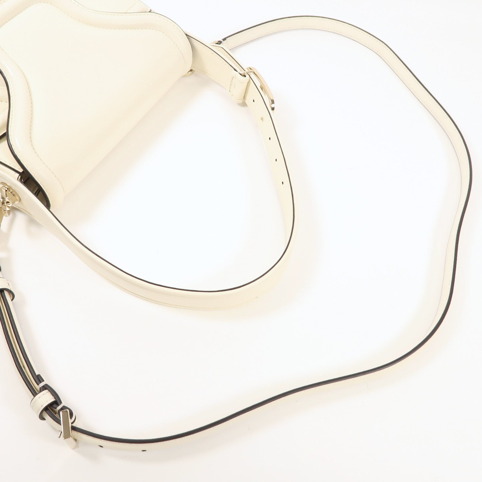 Valentino GHW Le Petit Deuxieme 2 Way Bag 2W2B0L26AVP098 Calfskin Leather White