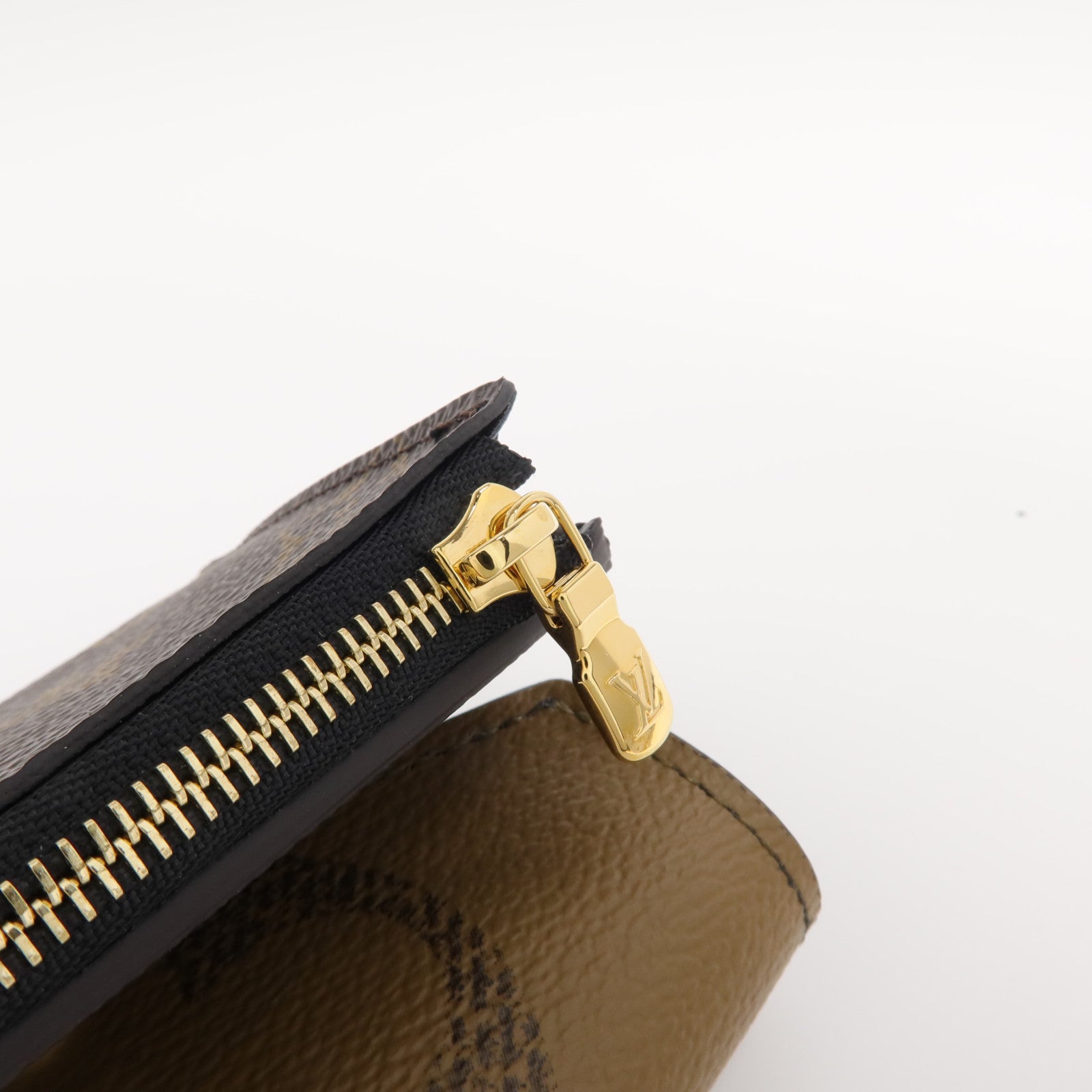LOUIS VUITTON Monogram/Monogram Reverse Giant Zoe Wallet金扣錢包