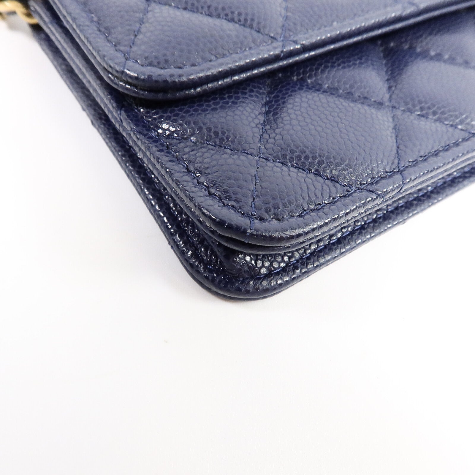 CHANEL 牛皮皮革Card Holder Chain鏈帶肩背袋