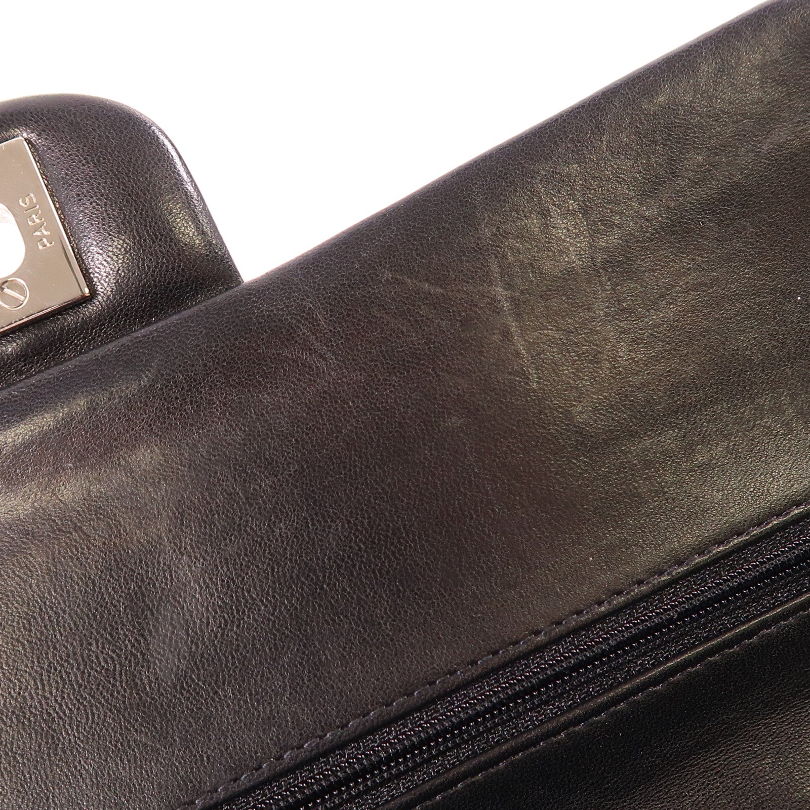 CHANEL 【激減優惠】羊皮皮革Classic 25銀扣肩背袋