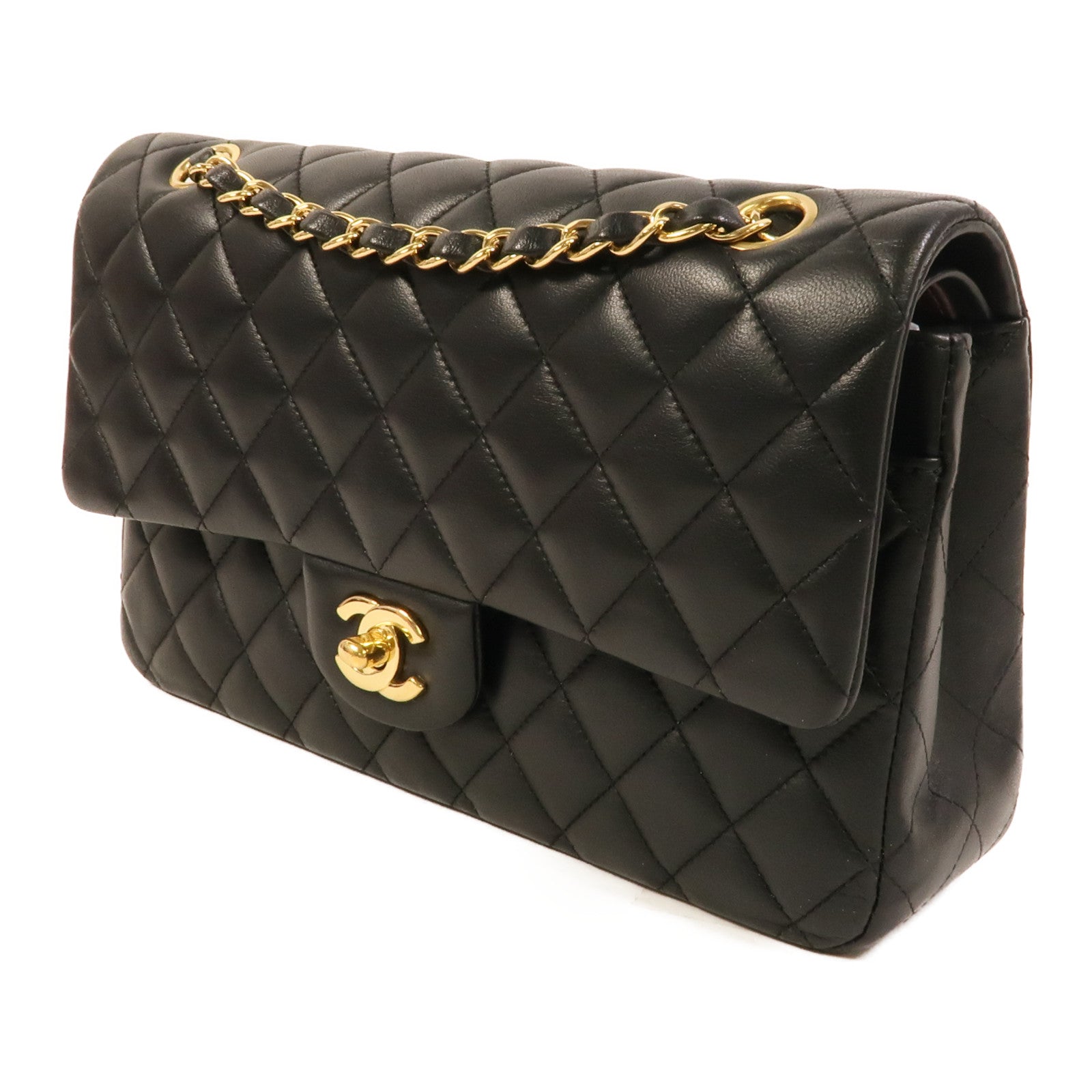 CHANEL 羊皮皮革Classic 25鏈帶肩背袋