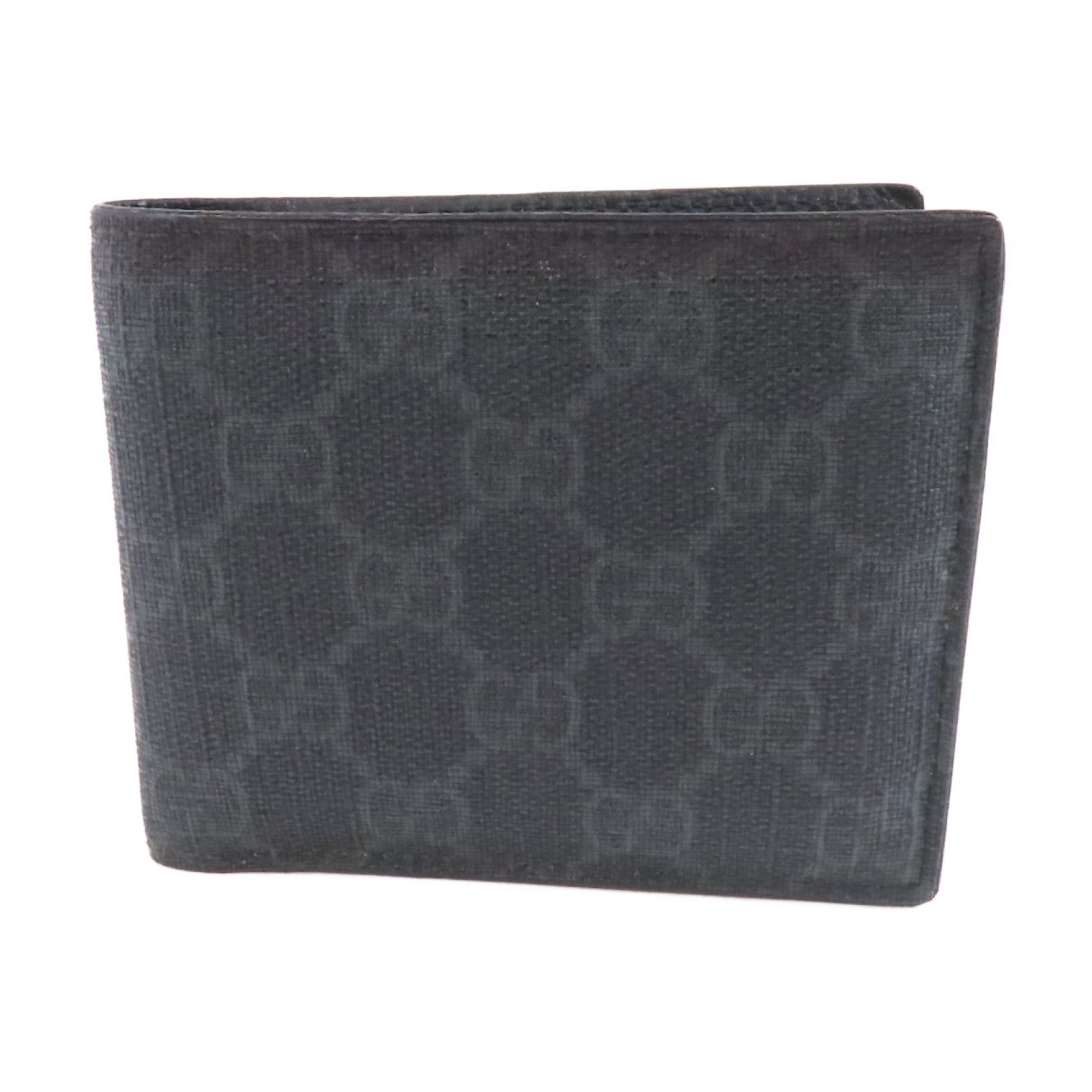 GUCCI 塗層帆布Wallet錢包黑色