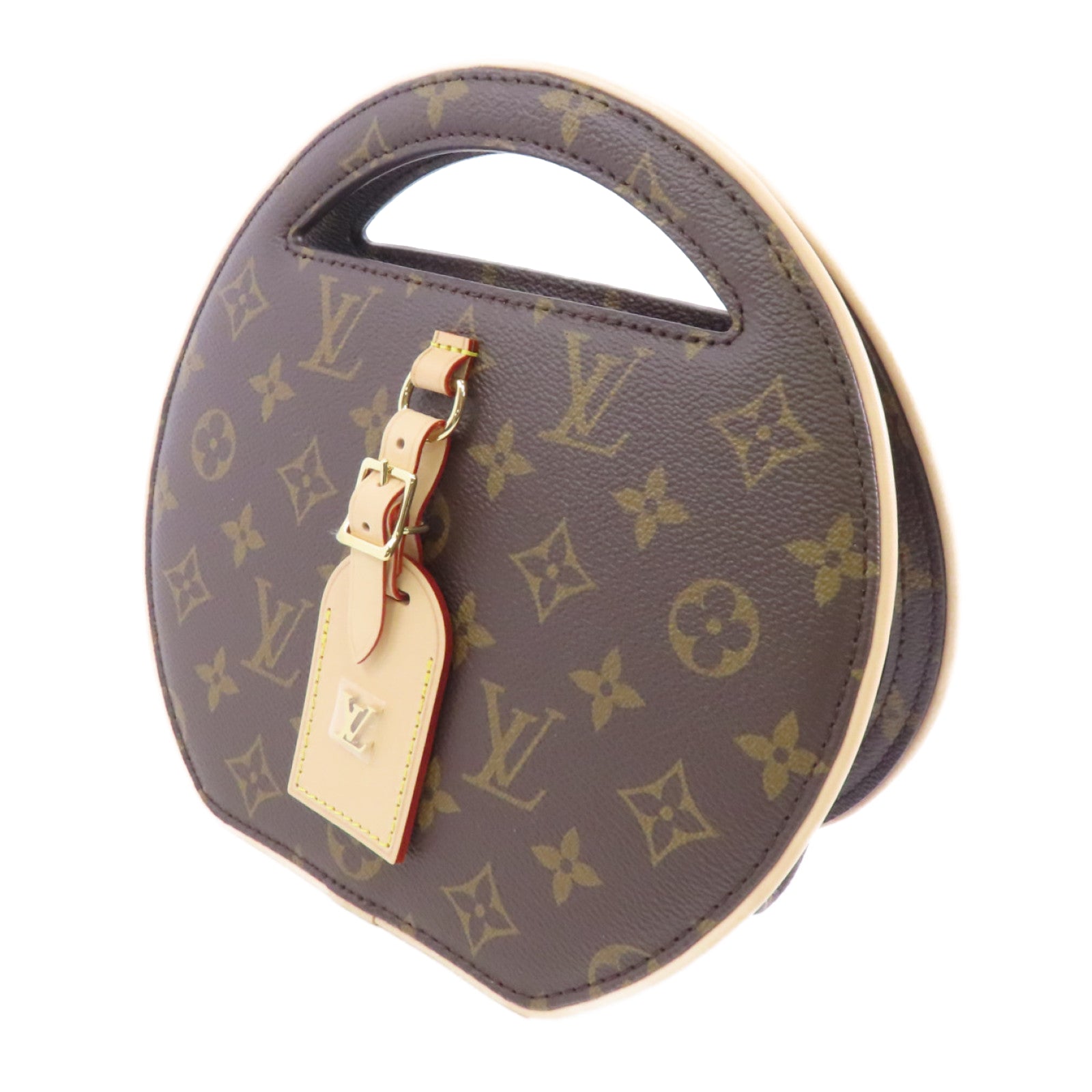 LOUIS VUITTON 【激減優惠】Monogram Around Me PM金扣手挽肩背兩用袋啡色