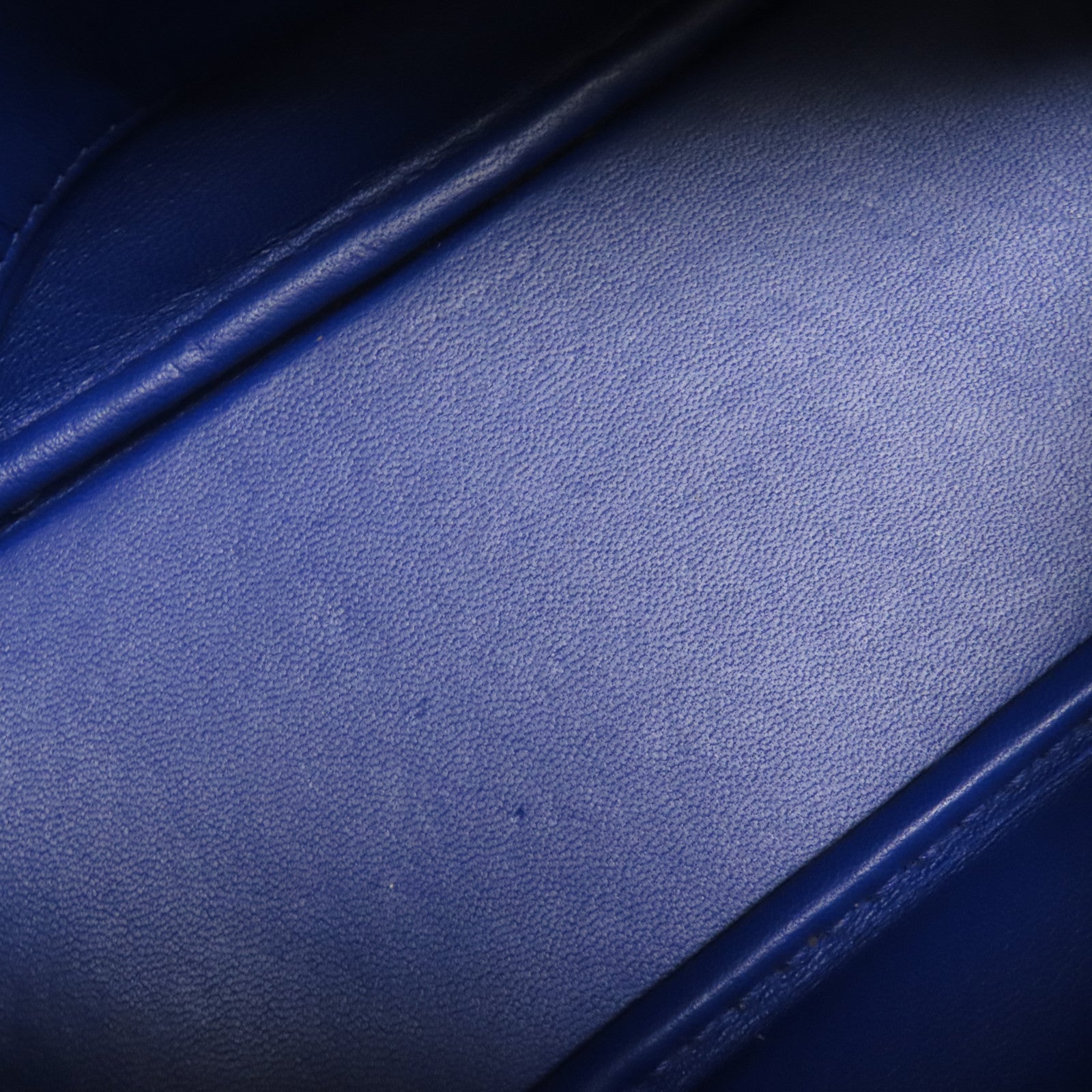 HERMES Chevre皮革Mini Bolide金扣手挽肩背兩用袋Bleu Electrique