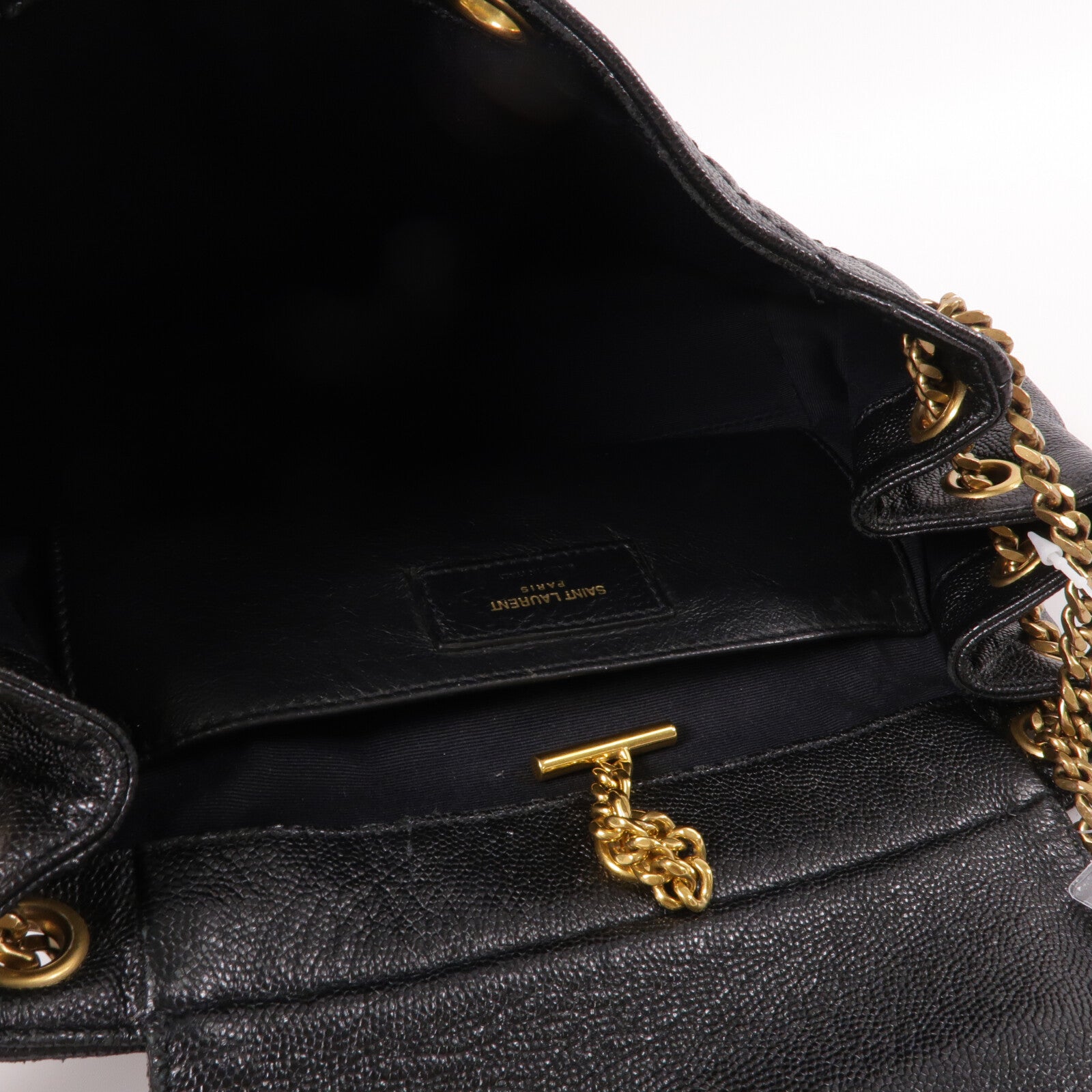 YVES SAINT LAURENT 羊皮皮革Nolita Shoulder Bag鏈帶肩背袋