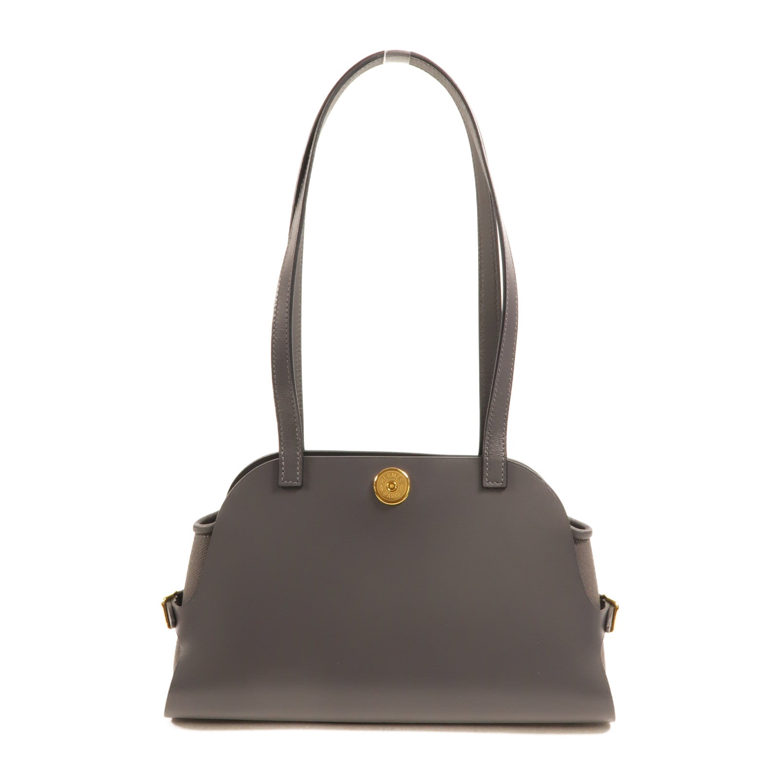 HERMES Swift皮革/Veau Hunt Tabiler Sellier肩背袋Ardoise