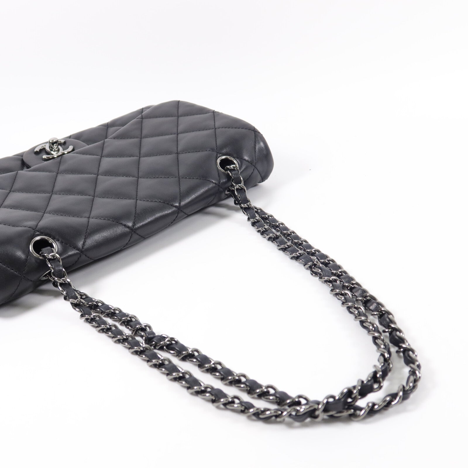 CHANEL 羊皮皮革Chain Shoulder鏈帶肩背袋