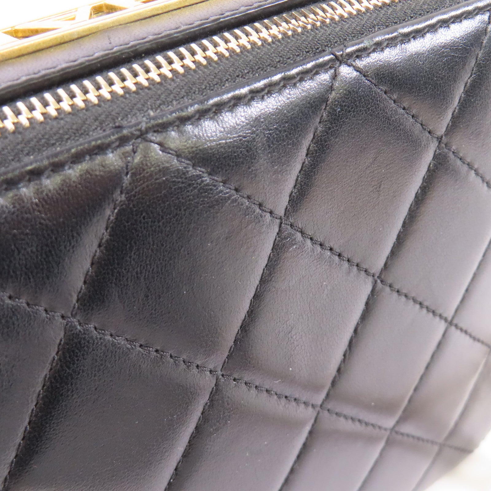 CHANEL 羊皮皮革2Way Chain Shoulder Bag金扣鏈帶手挽肩背兩用袋