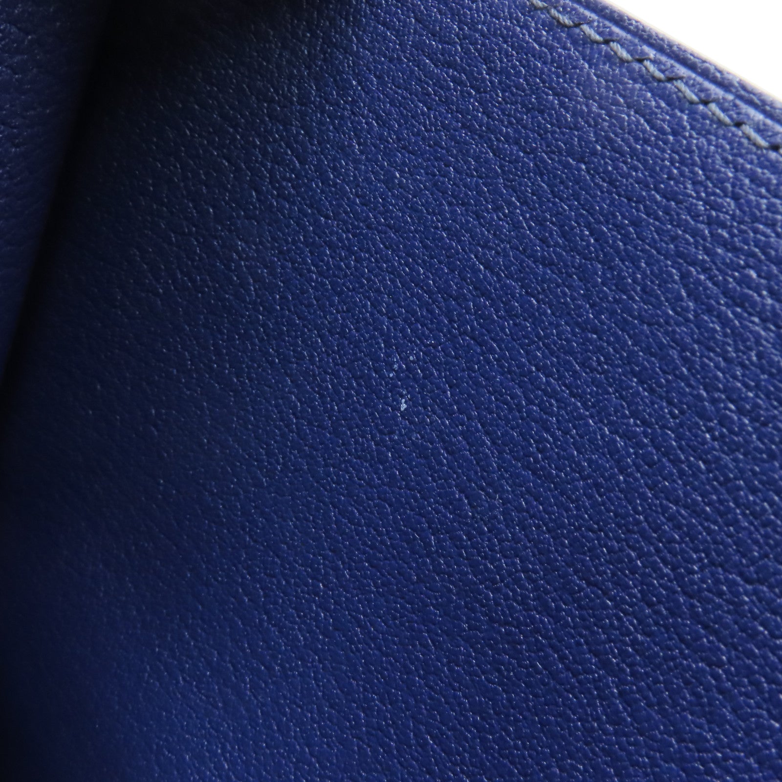 HERMES 【激減優惠】Evercolor皮革Roulis 23金扣肩背袋Blue Electric藍色