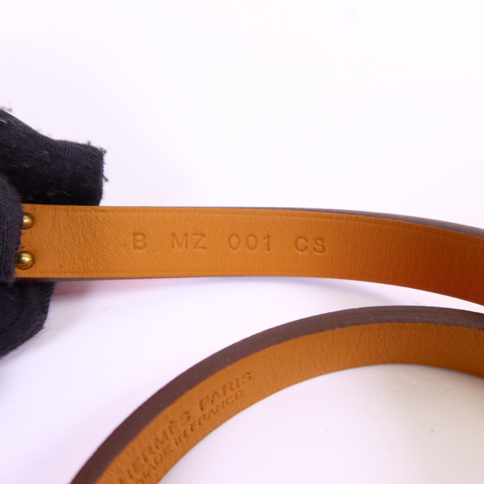 HERMES 【激減優惠】Swift皮革Mini Kelly Double Tour Bracelet金扣手鐲