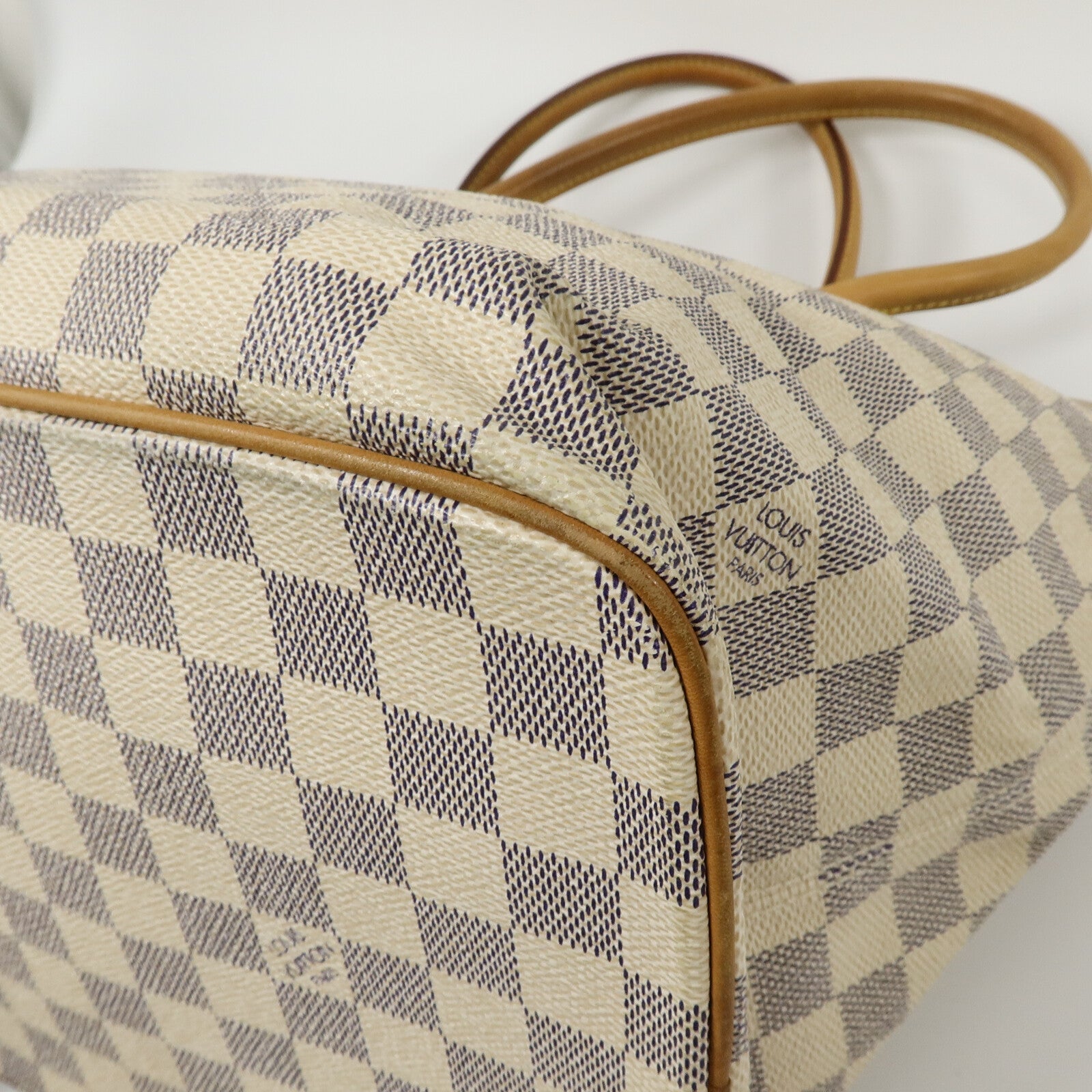 LOUIS VUITTON Damier Azur Saleya MM肩背袋