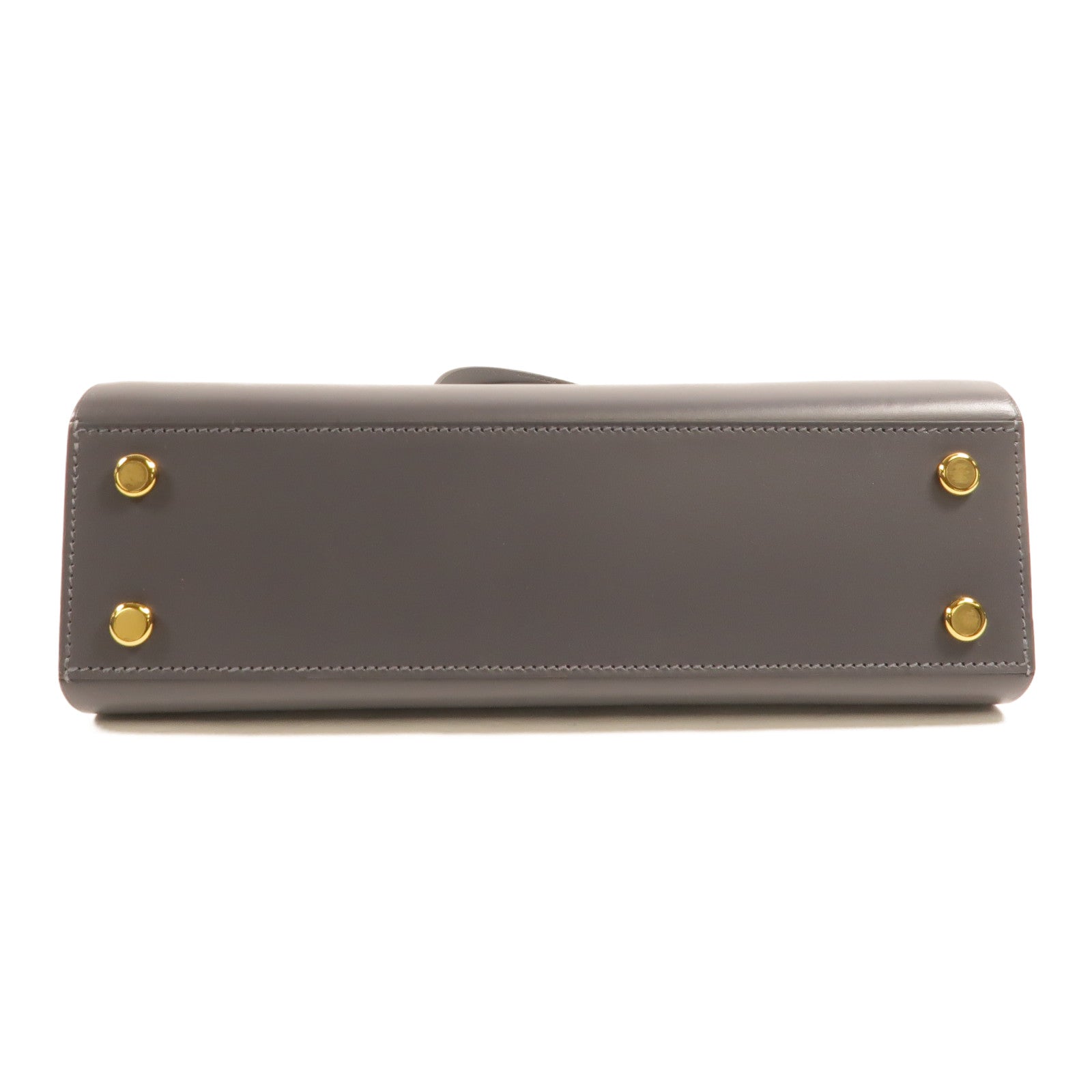 HERMES Swift皮革/Veau Hunt Tabiler Sellier肩背袋Ardoise