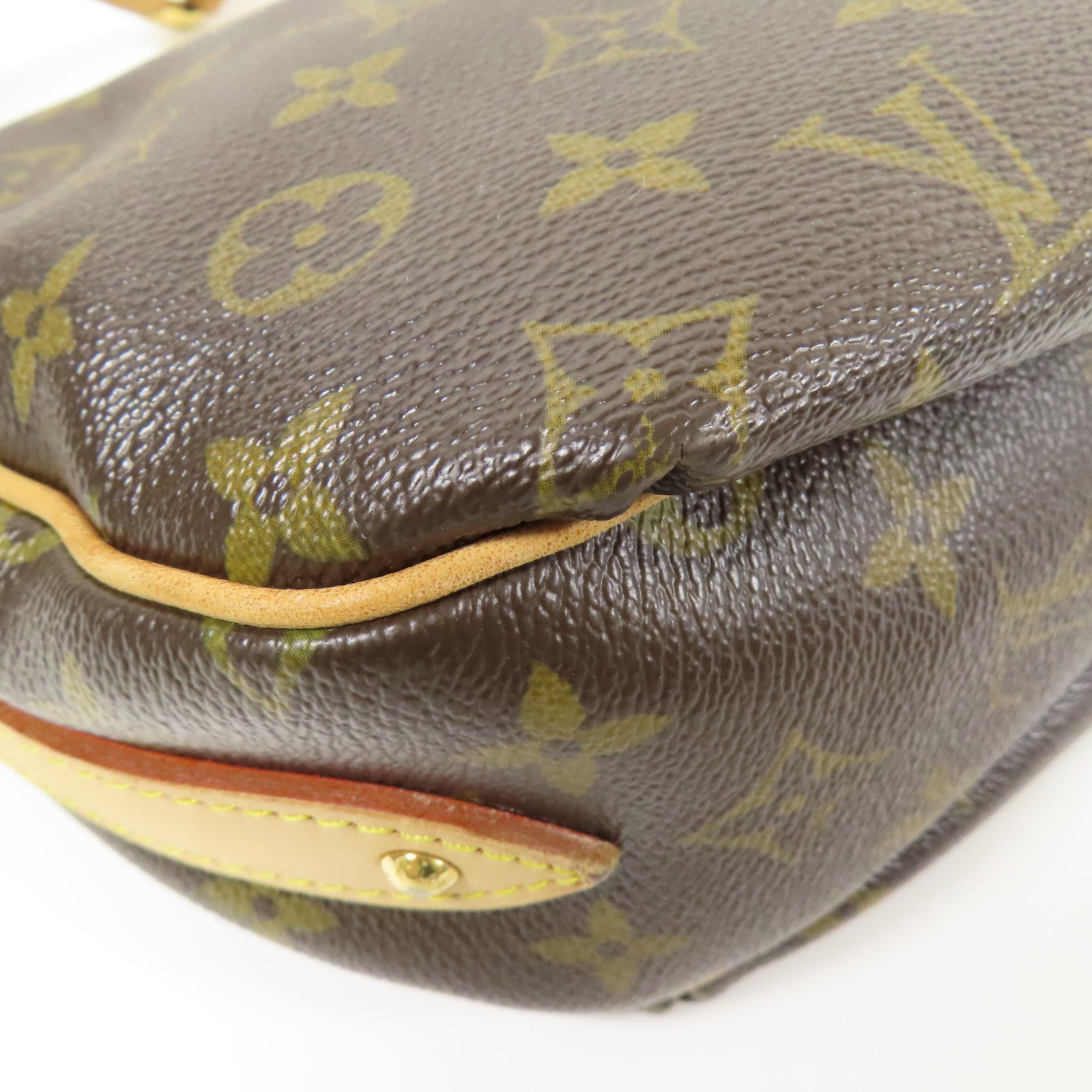 LOUIS VUITTON LV GHW Tulum PM Shoulder Bag M40076 Monogram Brown