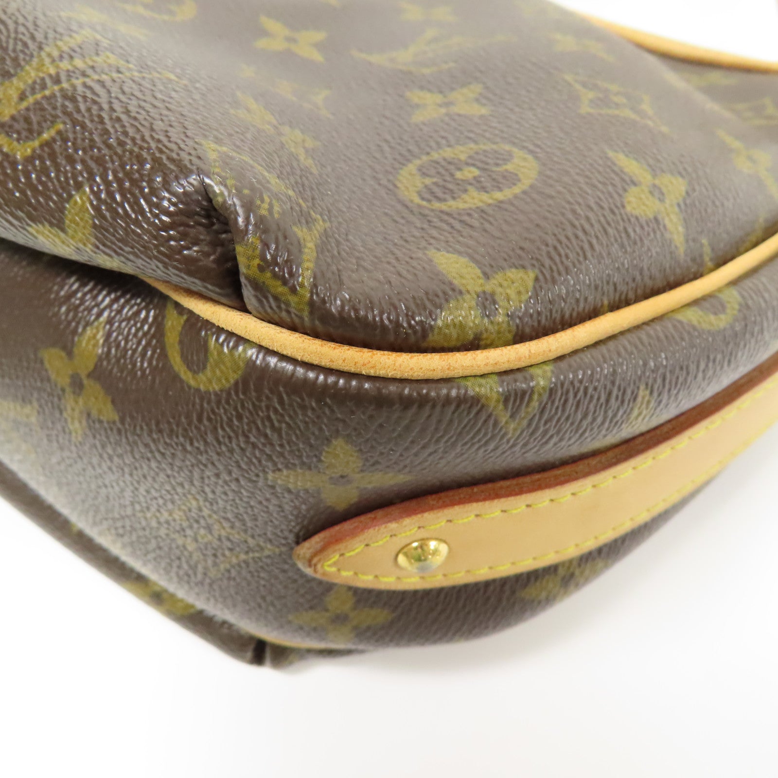 LOUIS VUITTON LV GHW Tulum PM Shoulder Bag M40076 Monogram Brown